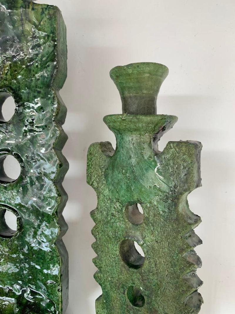 Boho Green Tamegroute Candle Holder
