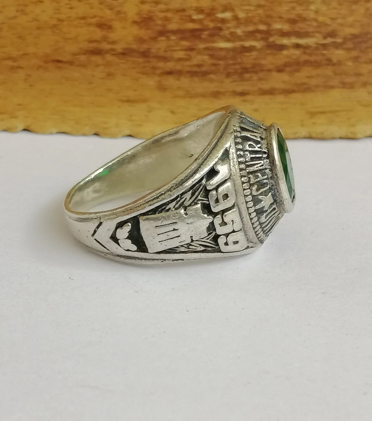 Sterling Silver Central Michigan University Oval Ring - 1959/2000