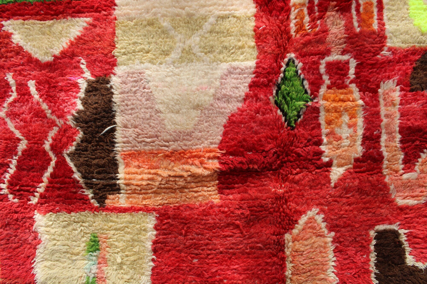 Morrocan Rug, Colorful Handmade Rug, Moroccan Rug Small, Vibrant Berber Rug, Vintage Area Rug, Beni Ourain Carpet, Boujad Rug, Teppich, Rugs