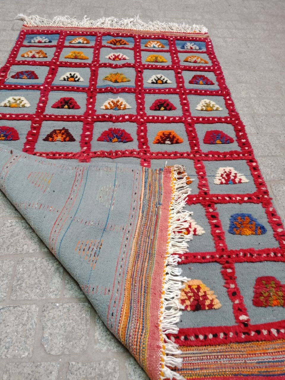 Vintage Rug 3×5 Ft. Moroccan Akhnif Rug, Vintage Berber Rug, Moroccan Kilim, Handmade Wool Rug, Home Decor