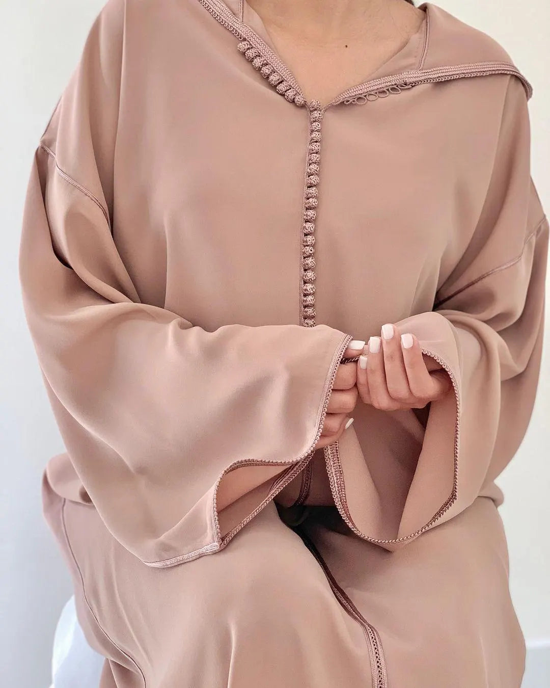 Striped Summer Caftan Dress: Moroccan Style for Women'S Boho Beachwear