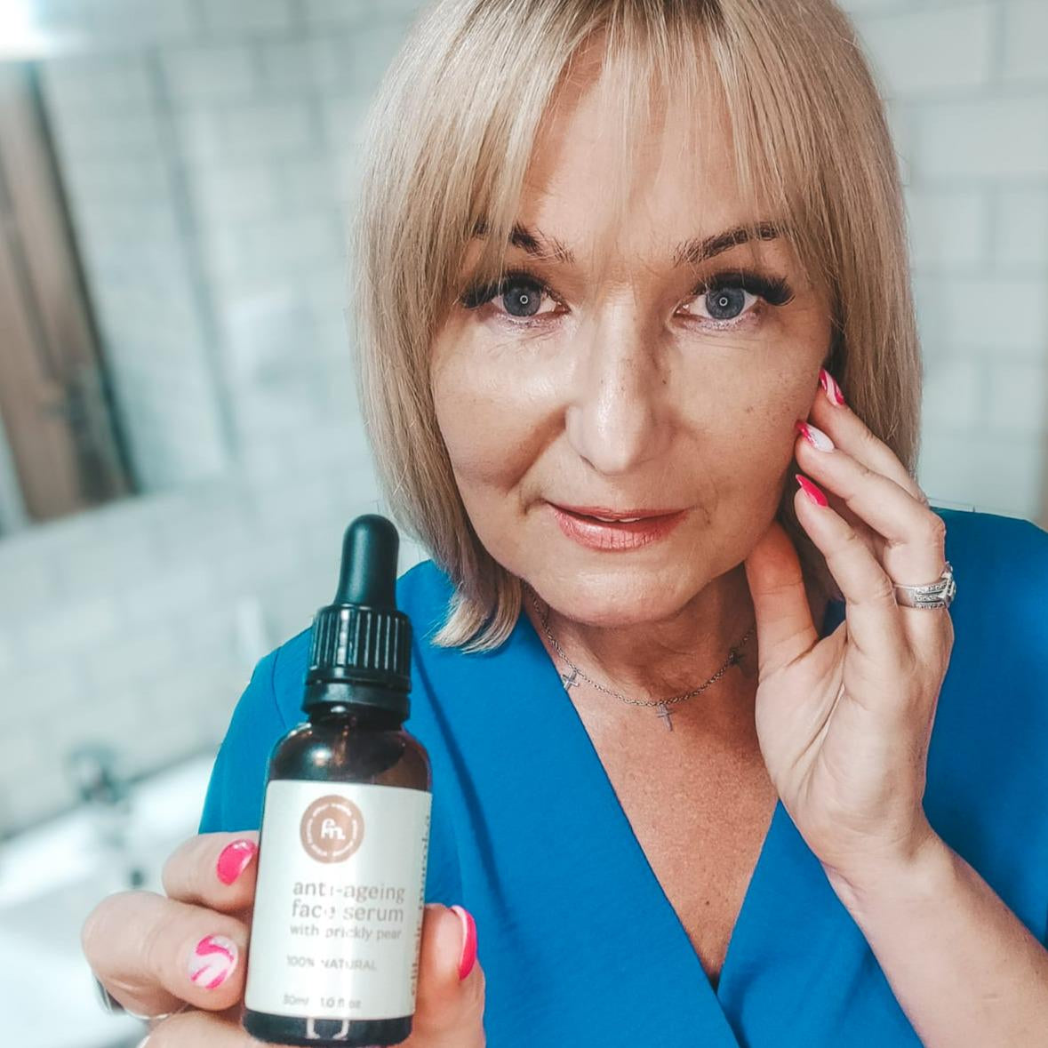 Organic Prickly Pear Oil Anti-Aging Serum – Hydrating Face Serum for Women, Vegan & Cruelty-Free – Brightening, Wrinkle-Reducing Skincare