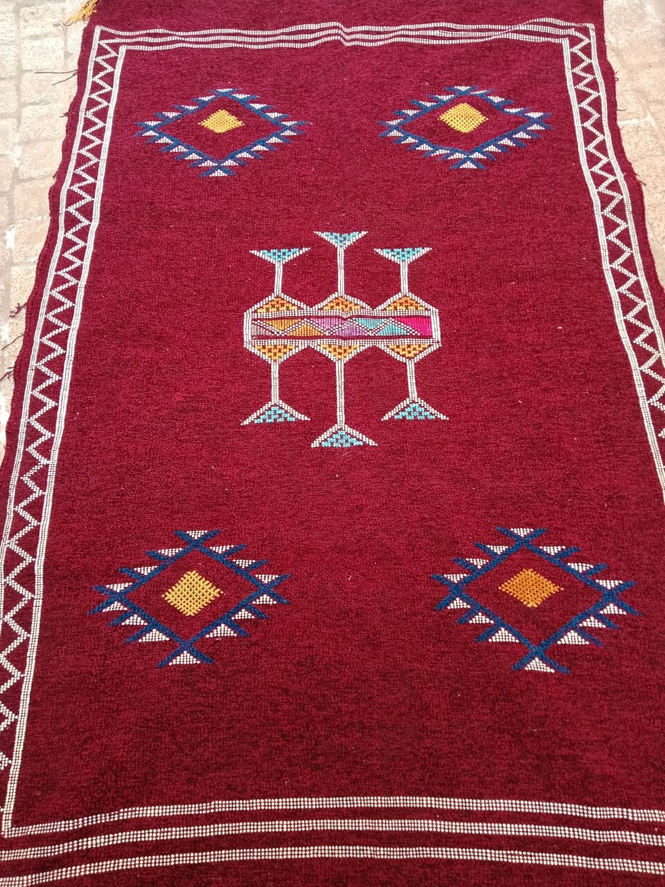 Moroccan Berber Rug. Handmade Berber Rug.Berber Kilim . Authentic Azilal. Sabra Rug. Boho Rug