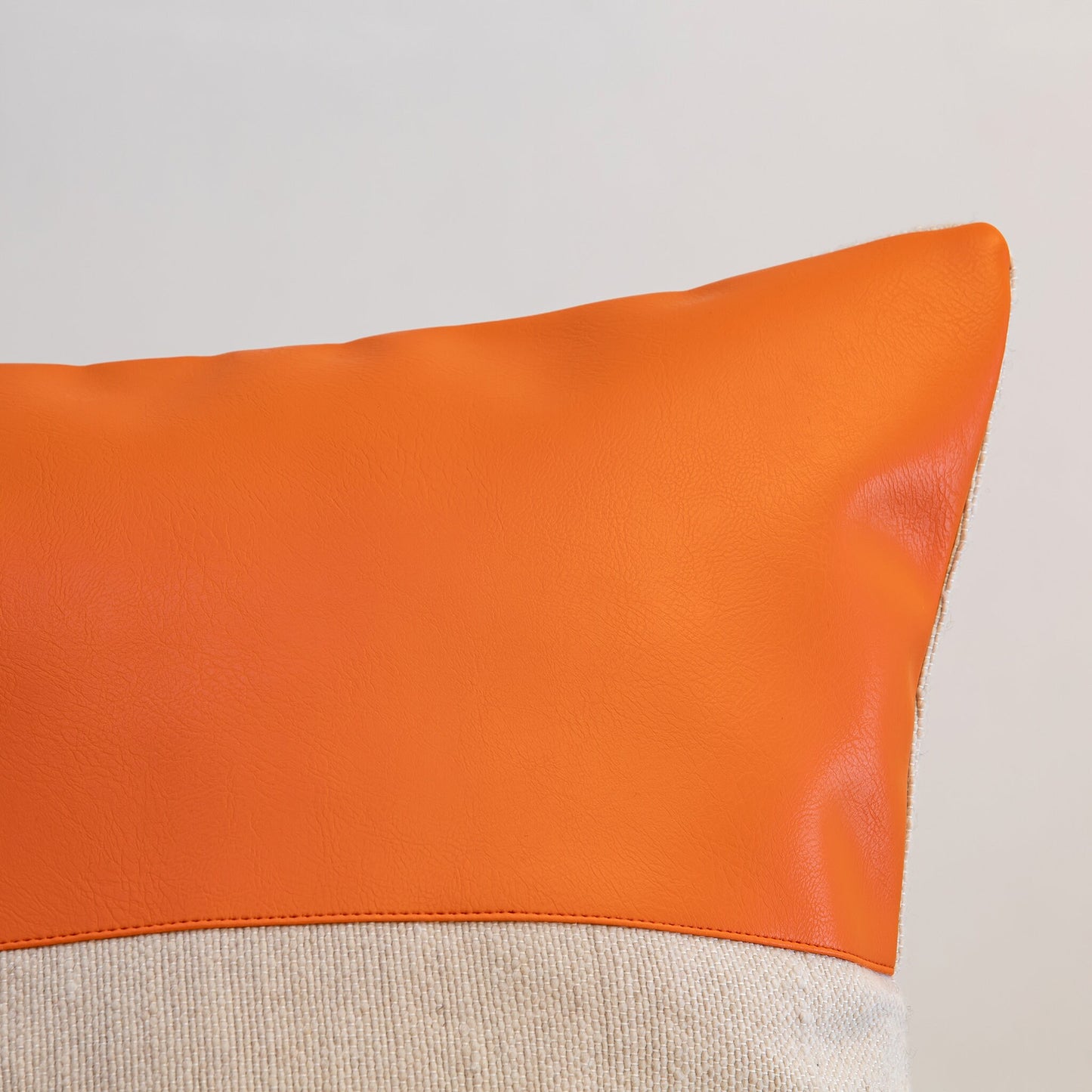 White and Orange Moroccan Decorative Pillow - Handmade Pillow -Livingroom Pillow - Bedroom Pillow - Custom Pillow