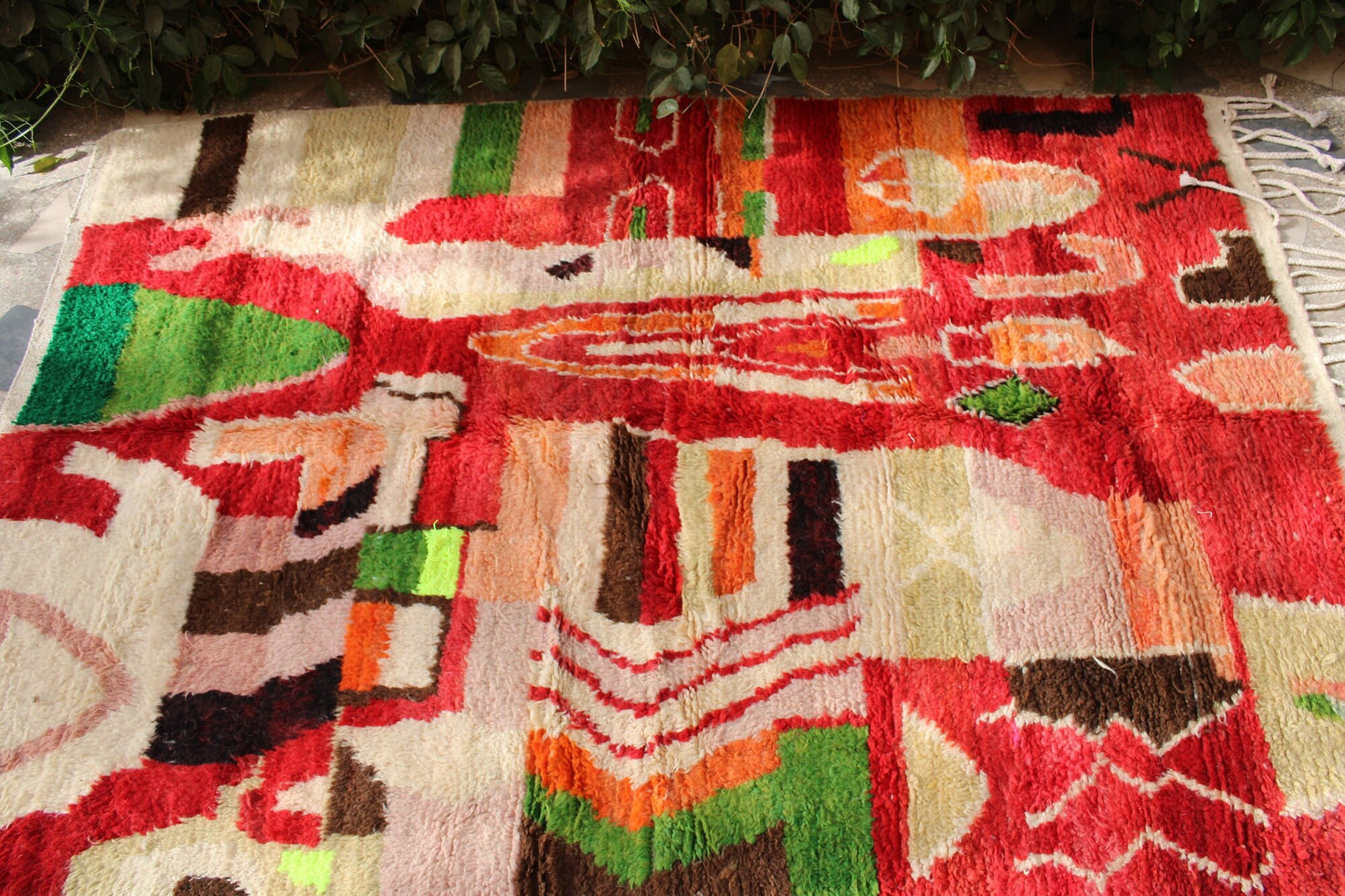 Morrocan Rug, Colorful Handmade Rug, Moroccan Rug Small, Vibrant Berber Rug, Vintage Area Rug, Beni Ourain Carpet, Boujad Rug, Teppich, Rugs