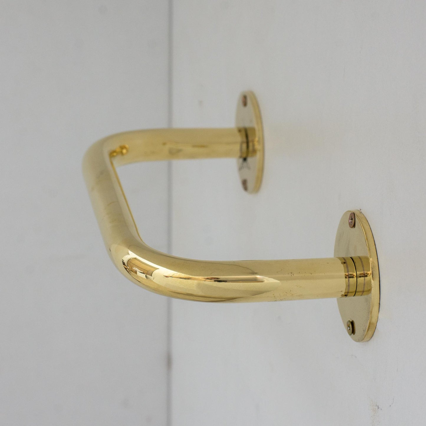 Unlacquered Brass Towel Holder, Bathroom Towel Bar, Wall Mount Towel Holder