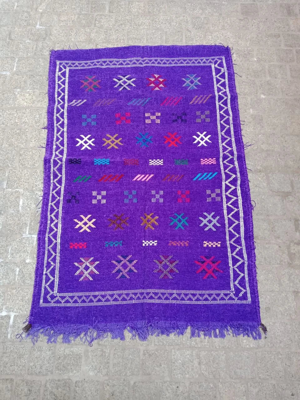 Moroccan Berber Rug. Handmade Berber Rug.Berber Kilim . Authentic Azilal. Sabra Rug. Boho Rug