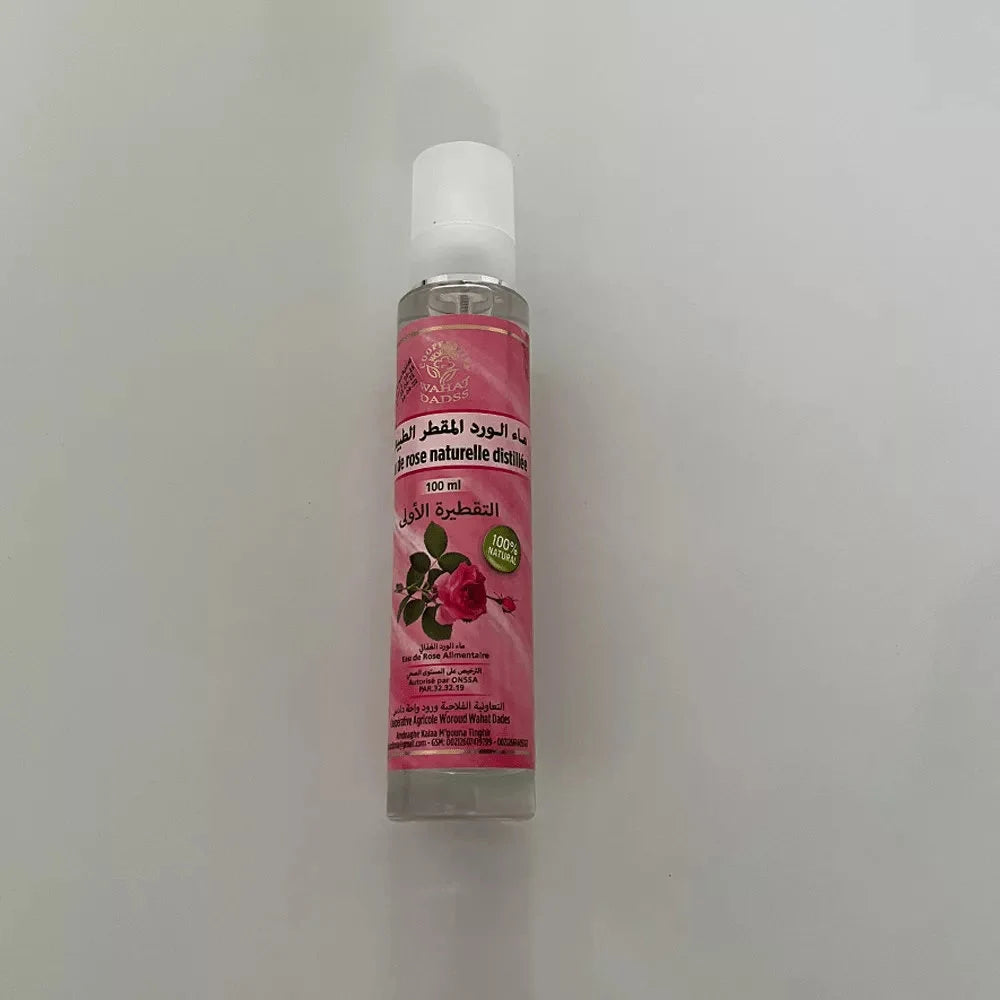 Natural Distilled Rose Water: Glass Spray