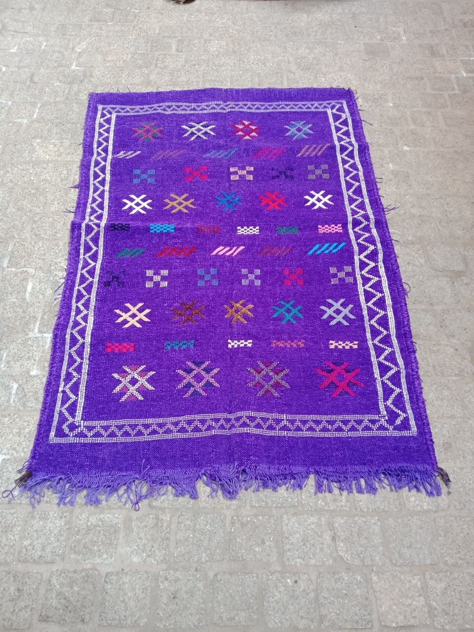 Moroccan Berber Rug. Handmade Berber Rug.Berber Kilim . Authentic Azilal. Sabra Rug. Boho Rug