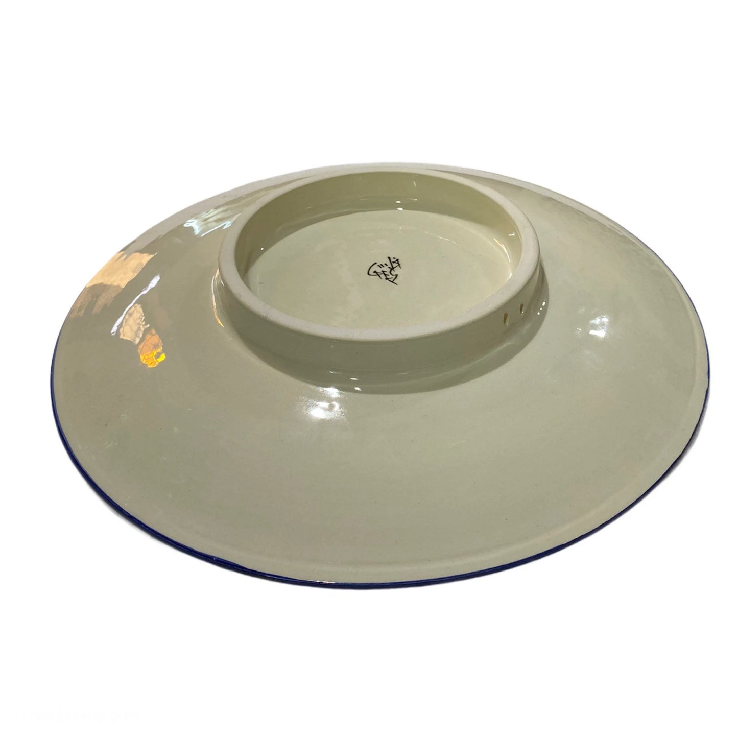 Handmade Moroccan Pottery Pie Dish. Flat Dish/ Cake Dish/Flat Dish.