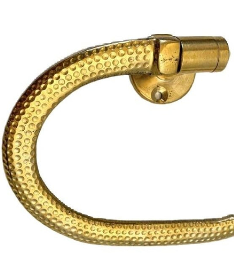 Handmade Brass Toilet Paper Holder, Engraved Unlacquered Brass Toilet Paper Holder, Brass Toilet Paper Holder