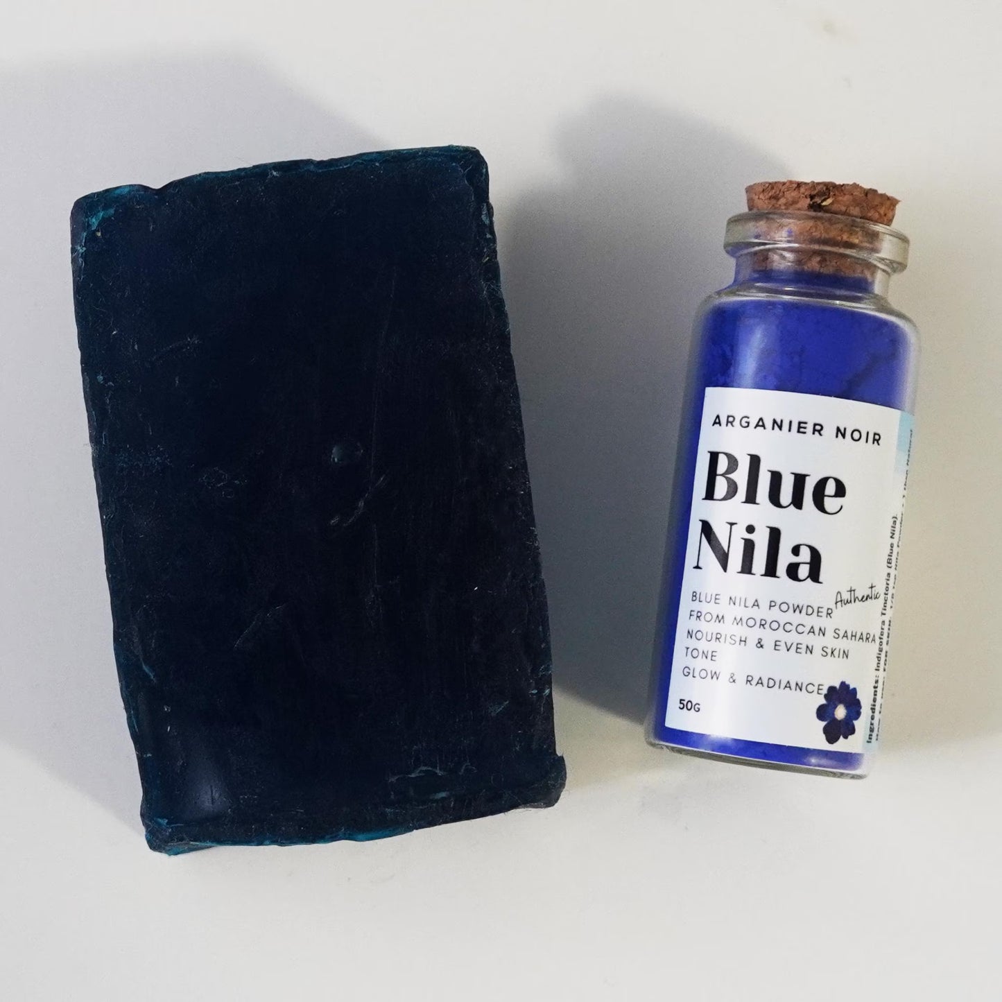Blue Nila Set| Soap (60G) + Blue Nila Powder| Arganier Noir