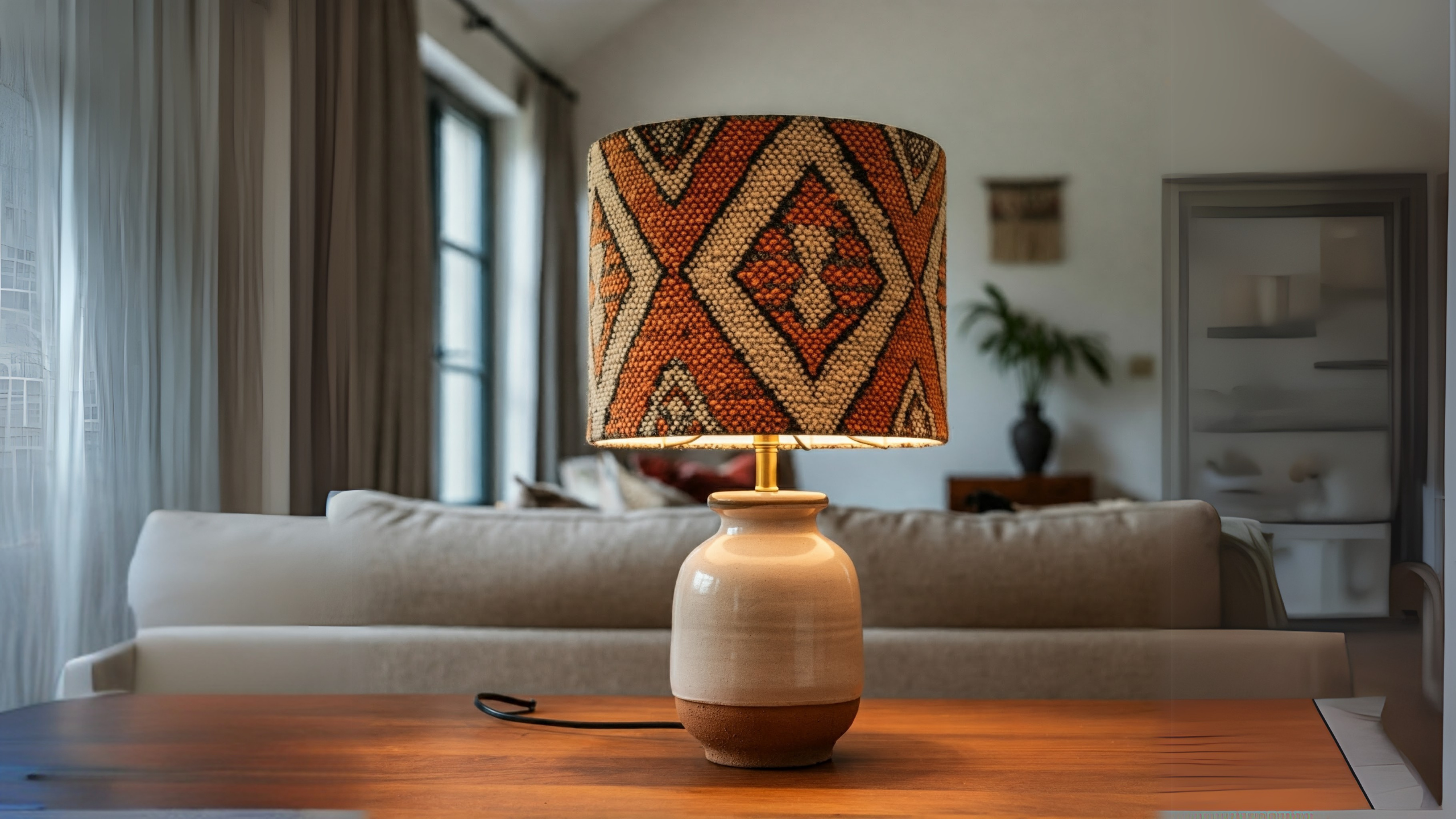 handmade lamp