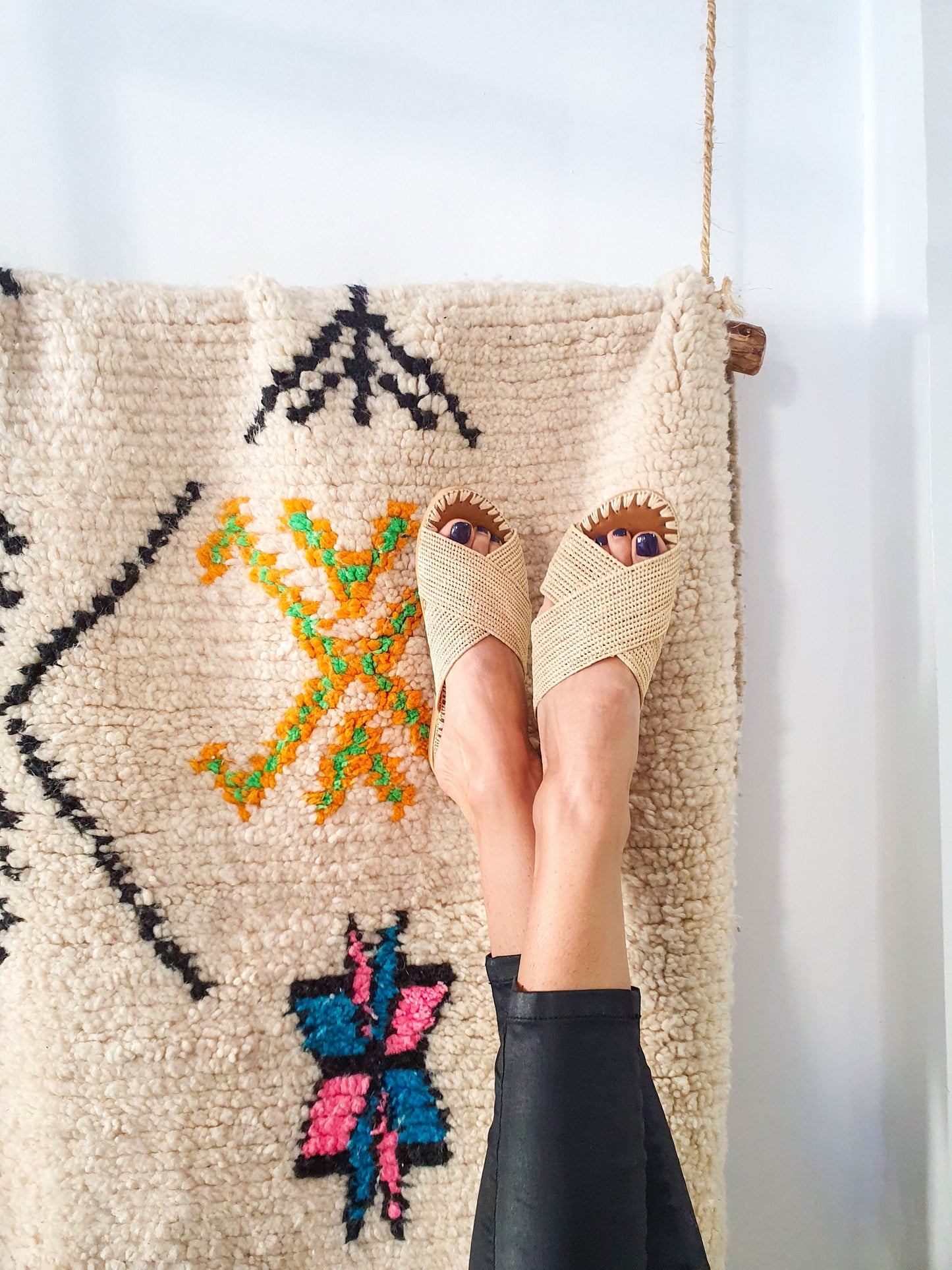 Ready to Ship Raffia Sandals, Handmade Shoes, Moroccan Shoes, Moroccan Babouch, Raffia Shoes