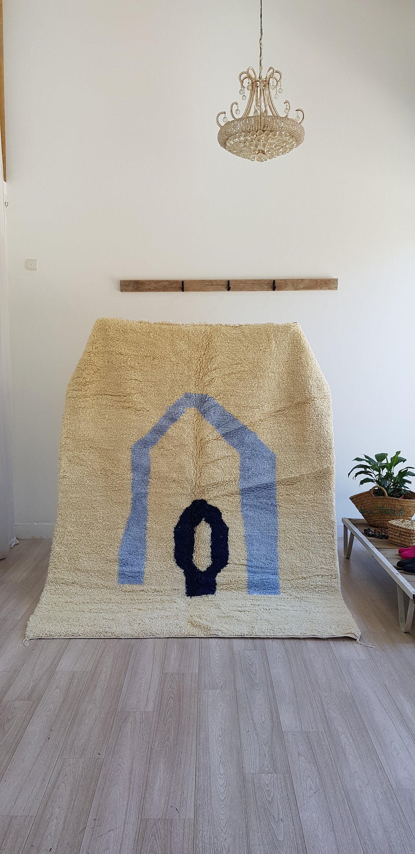 Moroccan Rug, Handmade Carpet, Authentic Beni Ourain Rug, Azilal Rug, Berber Area Rug, Tapis Marocain, Wool Rug, Large Area Rug