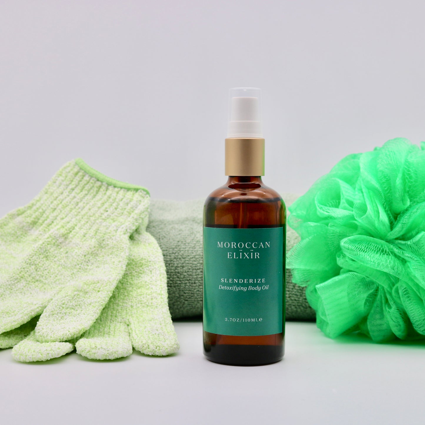 SLENDERIZE Detoxifying Body Oil Argan Oil with Organic Sage, Basil, Lemon and White Grapefruit