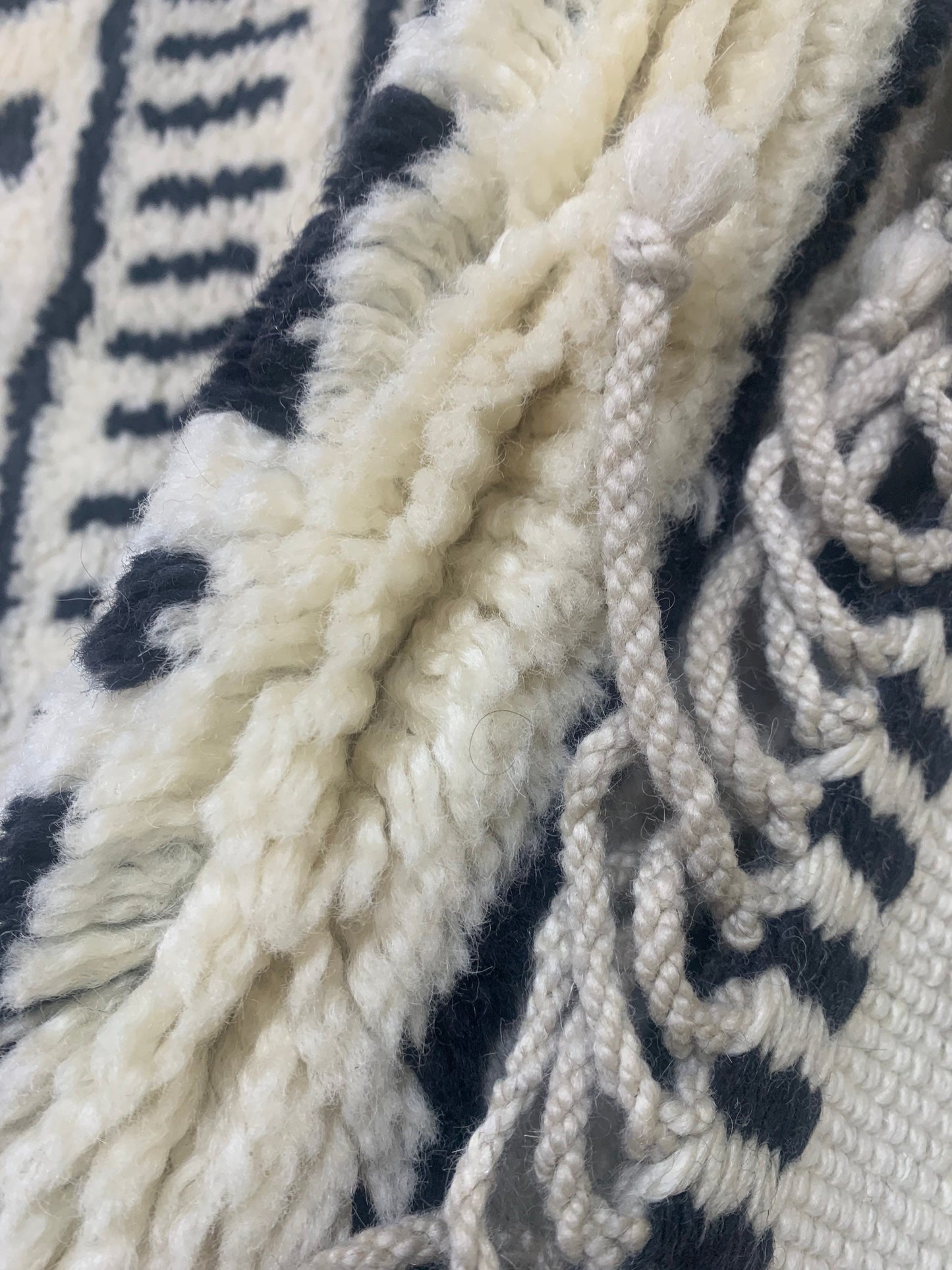 Moroccan Wool, Beni Ourain Rug, Checkered Rug, Handmade Rug, Berber Rug, Moroccan Design Rug, Berber Moroccan ,Soft Rug,Shag Rug