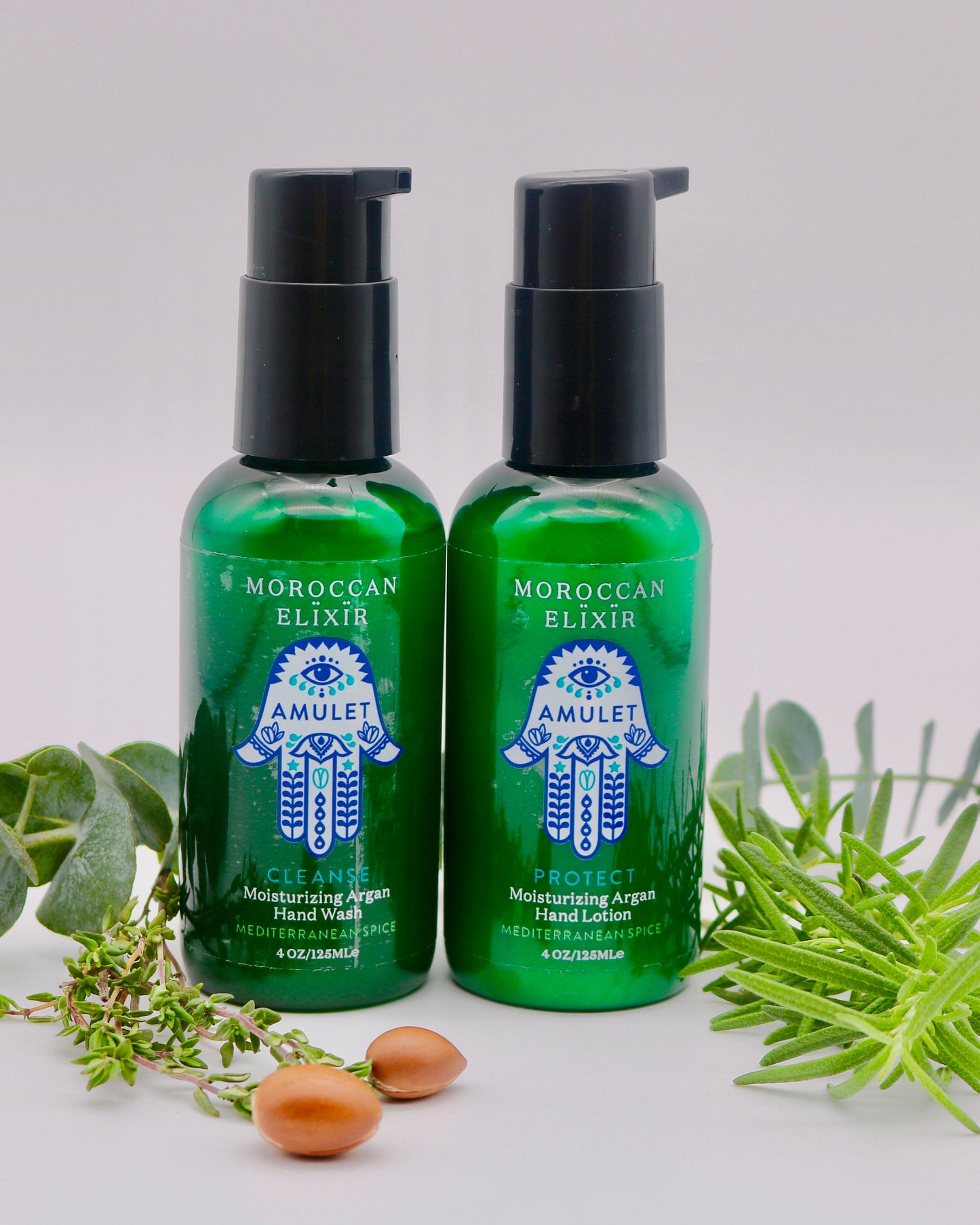 CLEANSE + PROTECT Moisturizing Argan Hand Wash and Lotion (Set of 2)