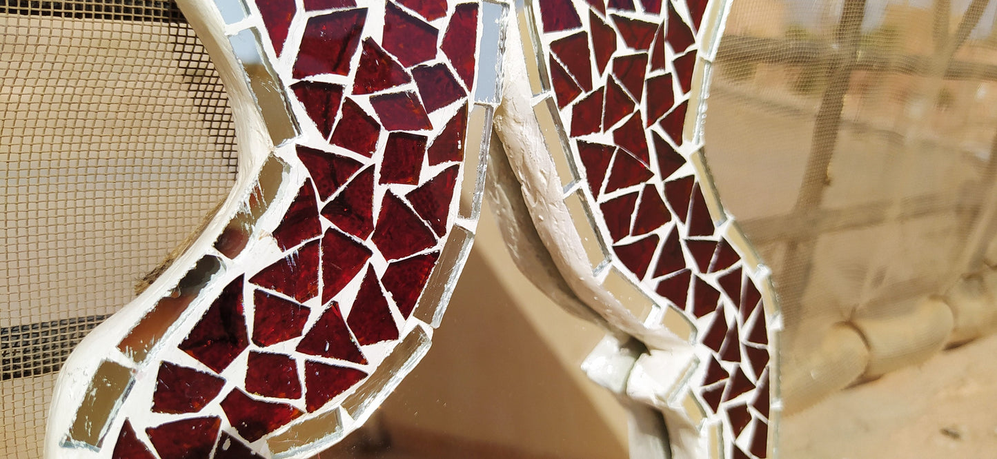 Mosaic Mirror Wall Art ,Arch Mirror, Moroccan Mirror, Handmade Mirror, Mosaic Mirror Wall Decor ,Mosaic Mirrors for Wall