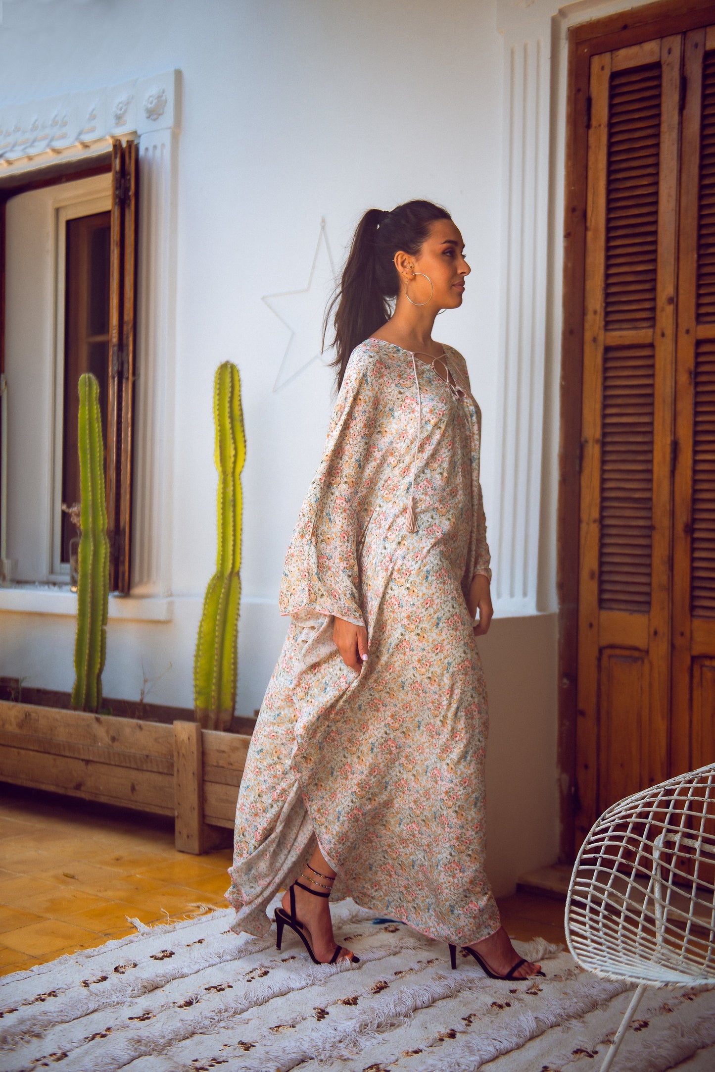 Moroccan Caftan, Handmade Dress, Resortwear, Summer Kaftan, Women Loose Dress, Bohemian Dress