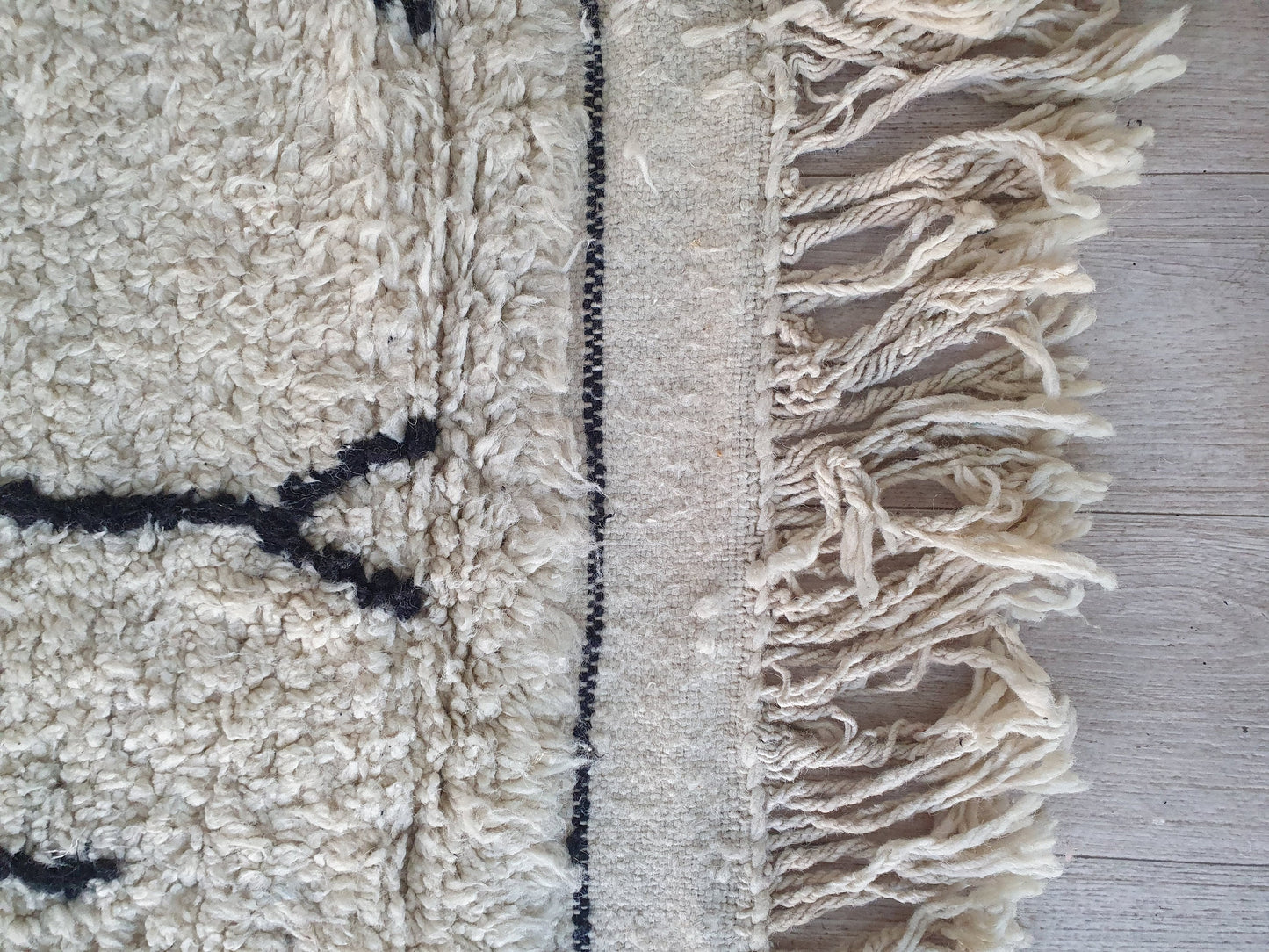 8.2Ft/ 4.7Ft Moroccan Rug, Handmade Vintage Rug, Wool Rug, Beni Ourain Rug, Azilal Rug, Berber Area Rug