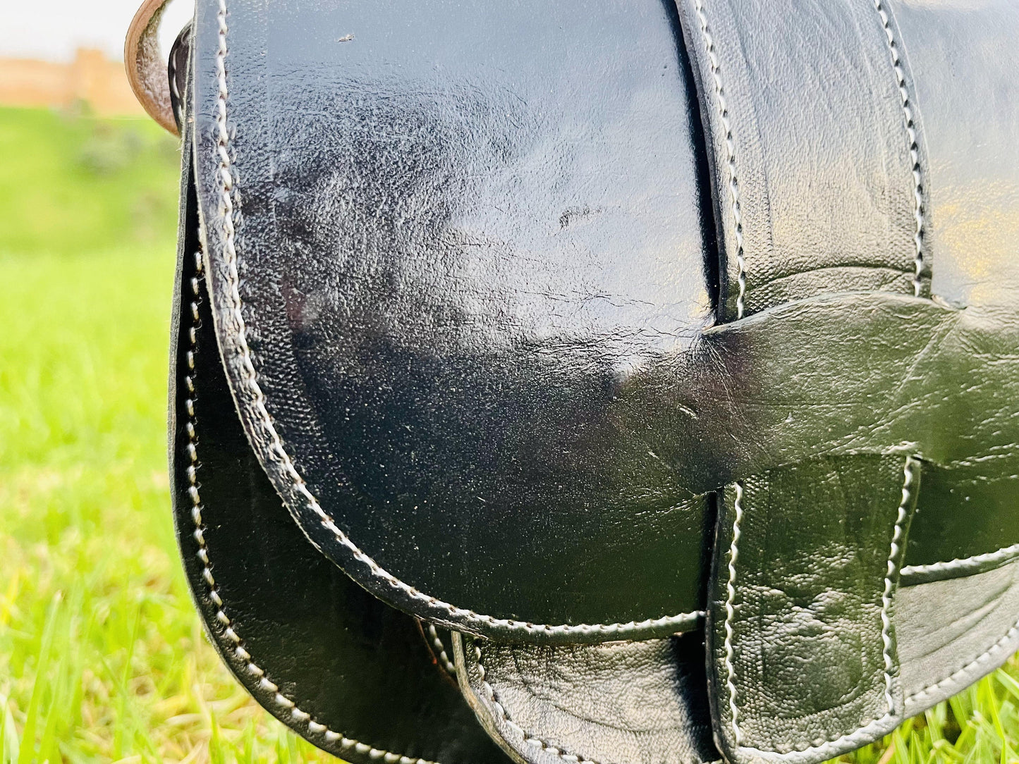 Moroccan Leather Bag, Genuine Leather Crossbody Bag, Moroccan Shoulder Bag, Women'S Leather Bag, Handmade Carved Leather Bag, Black Boho Bag