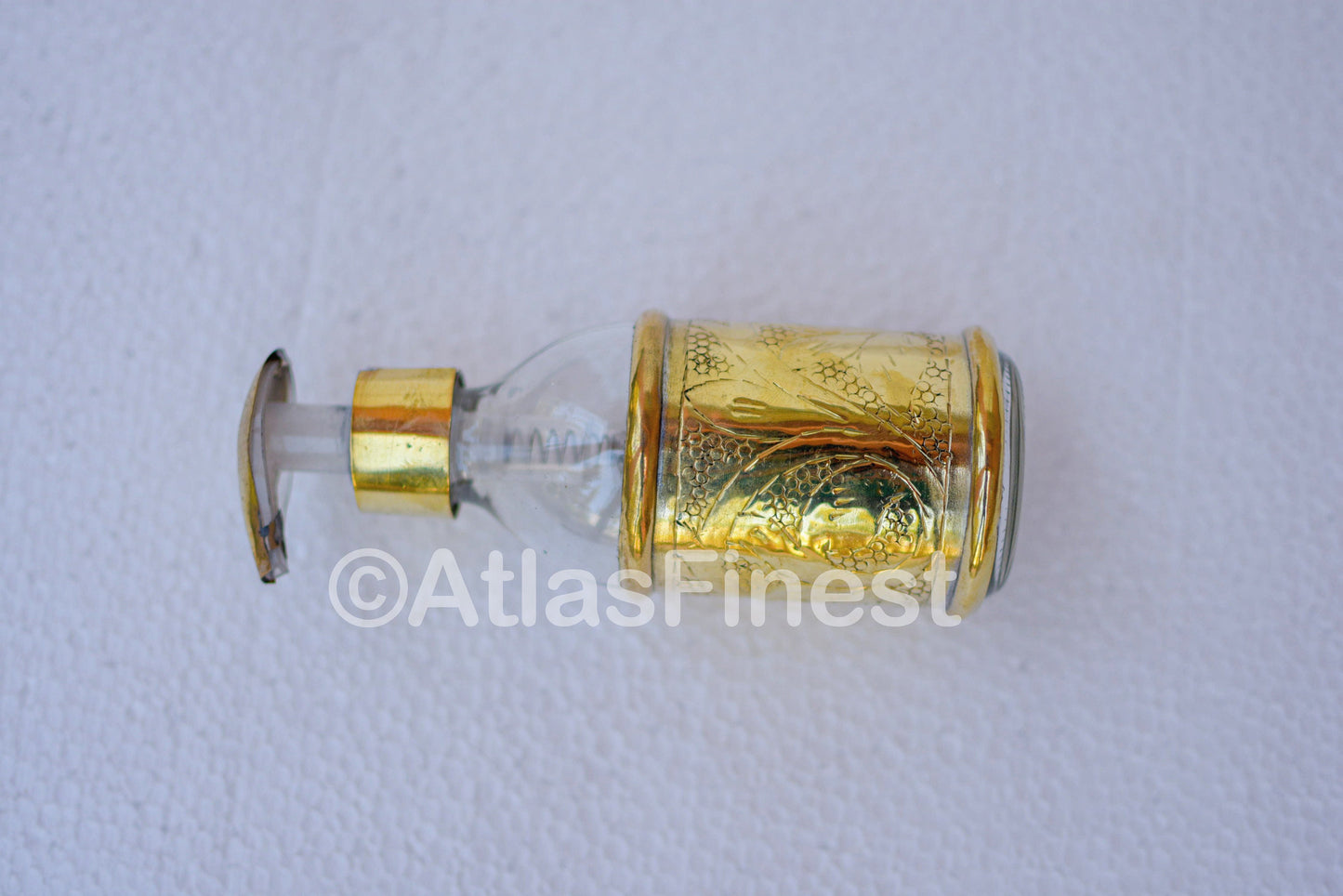 Handmade Unlacquered Brass Soap Dispenser