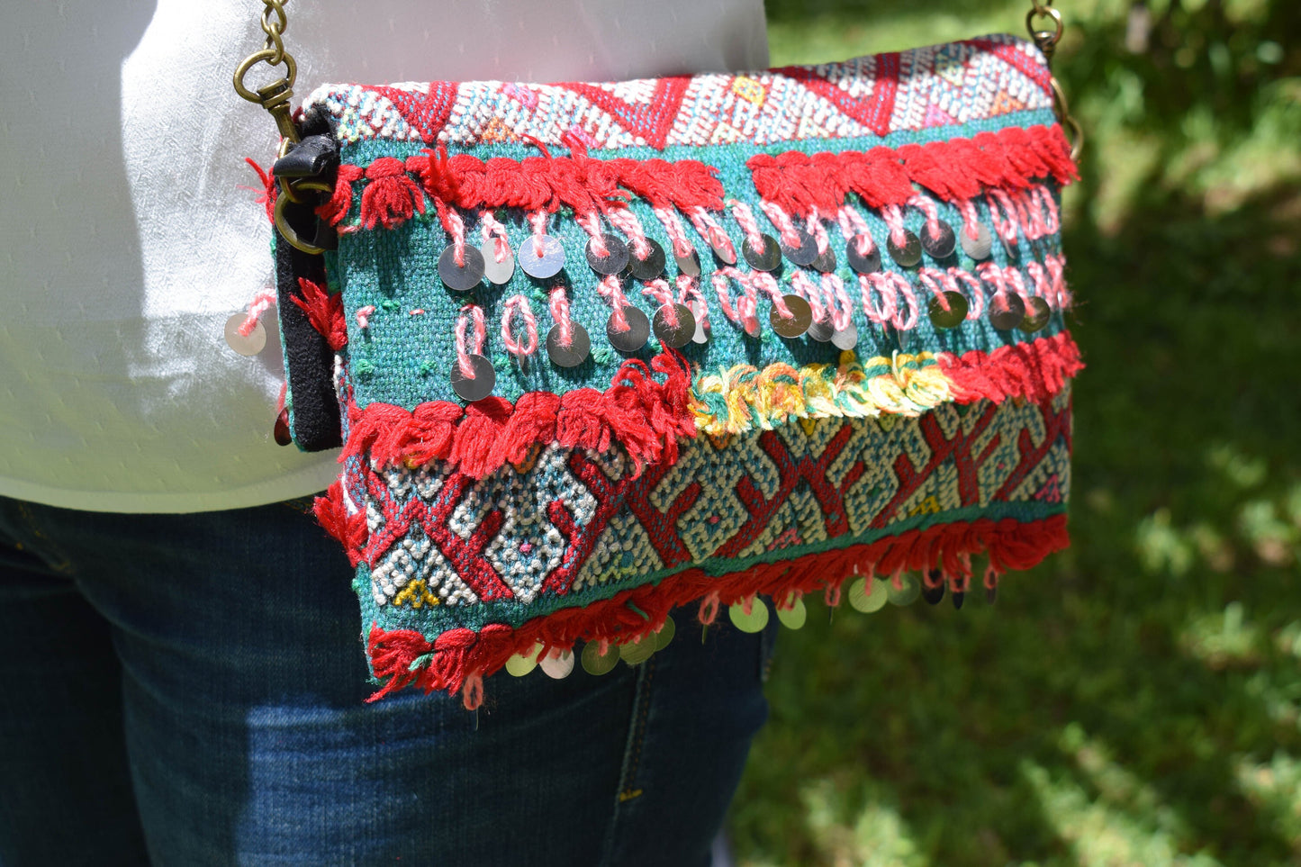 Moroccan Kilim Clutch, Moroccan Kilim Crossbody, Moroccan Carpet Bag, Moroccan Handbag , Kilim Bag, Moroccan Women Handbag
