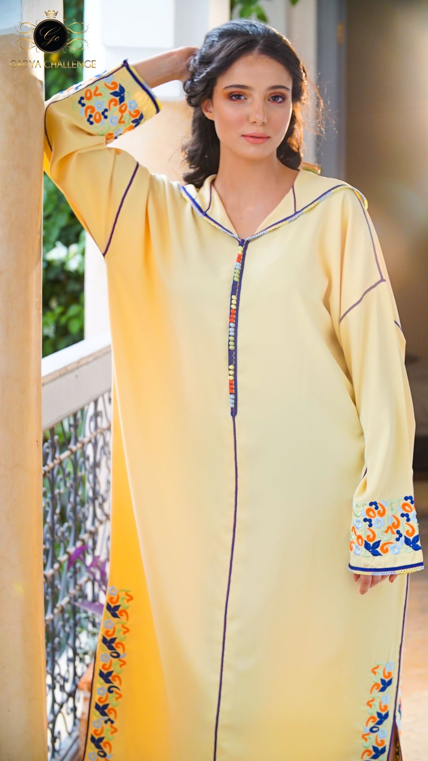 Djellaba Artisanale Brodée – Style Marocain Authentique Pour Femme Élégante