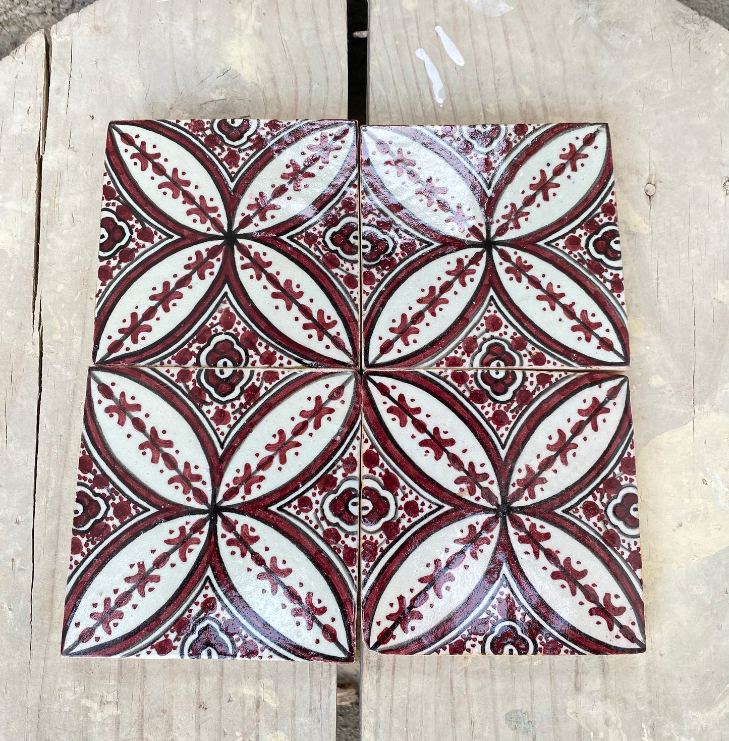 Moroccan Zellige, Handmade and Hand-Painted Moroccan Tiles, 10/10 Cm Decorative Tiles, Moroccan Tiles.