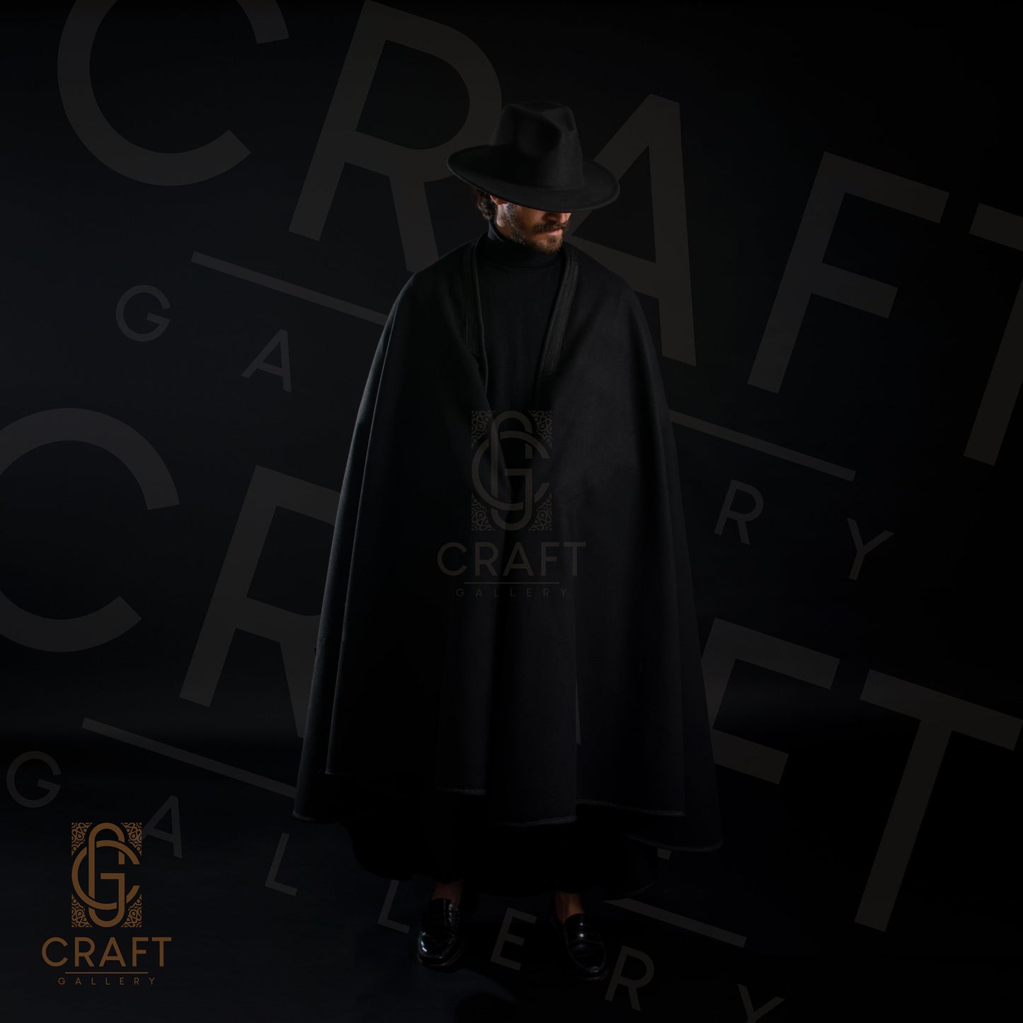 Soft Moroccan Luxury Long Winter Cape Coat – Cozy Poncho Overcoat for Cold Weather , Its Flowing Design Drapes Beautifully over the Body