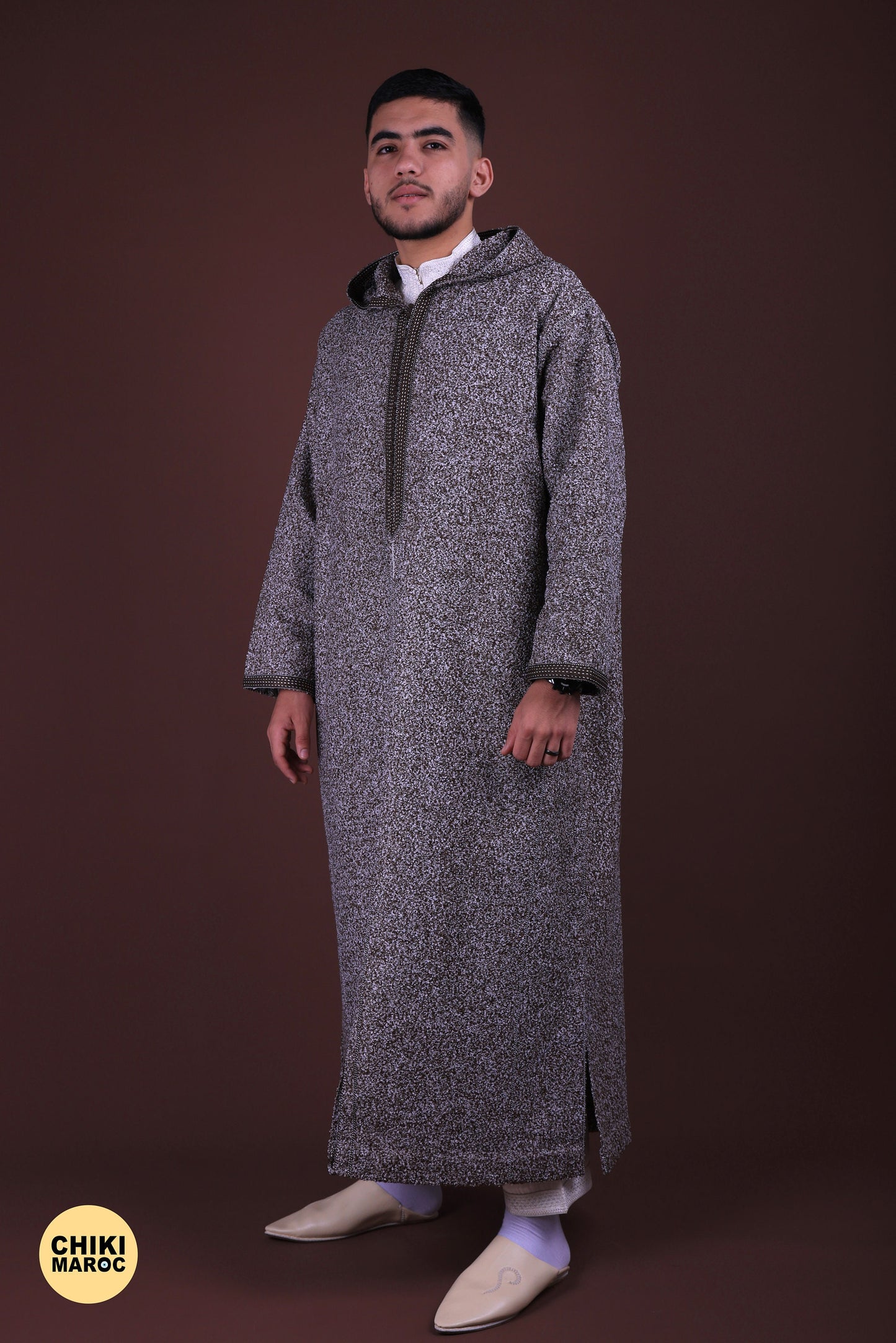 Kaftan for Men , Djellaba for Men , Morrocan Djellaba, Indoor Kaftan - Heavy Wool Djellaba, Jabador for Men, Kaftan for Wedding, Long Dress