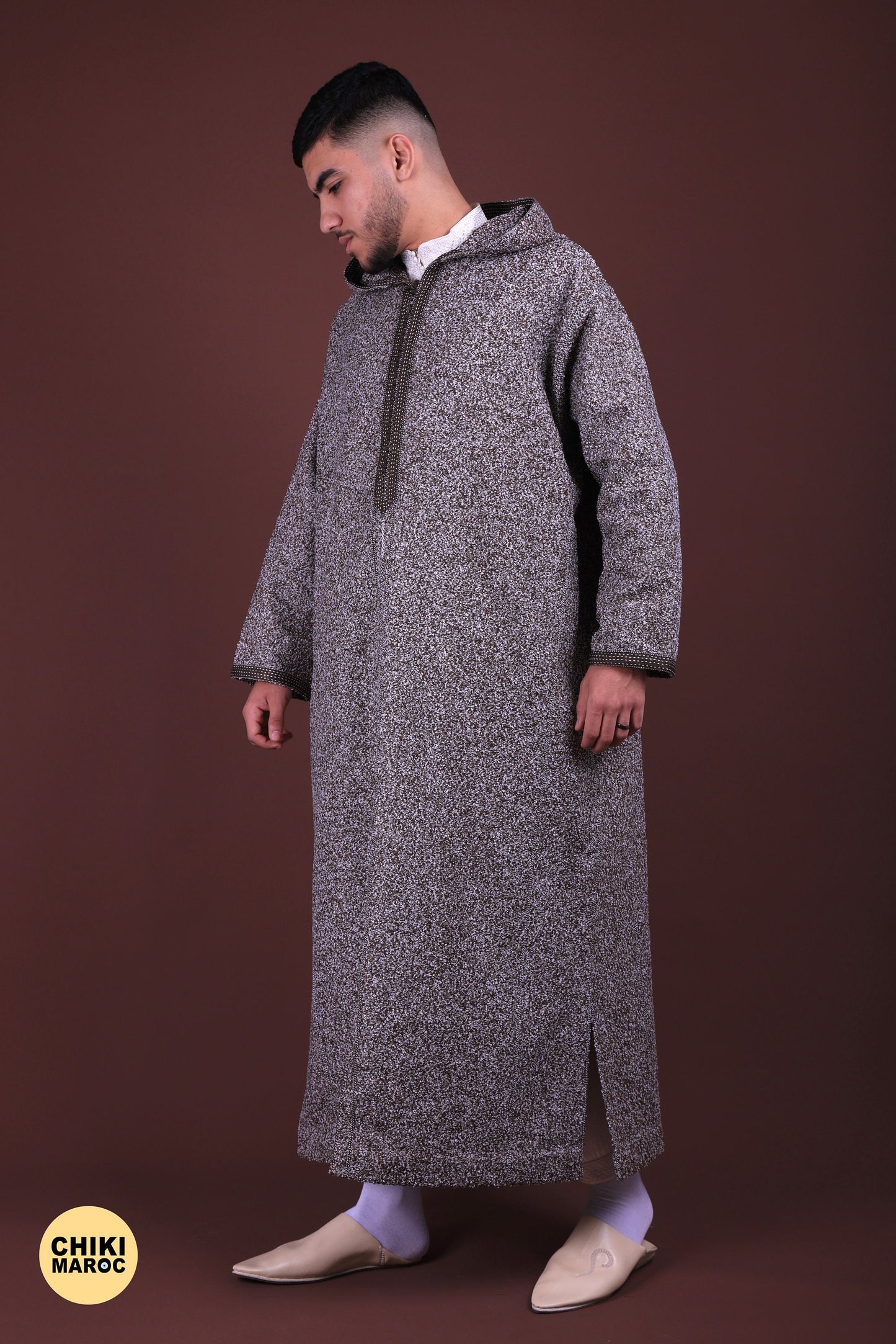 Kaftan for Men , Djellaba for Men , Morrocan Djellaba, Indoor Kaftan - Heavy Wool Djellaba, Jabador for Men, Kaftan for Wedding, Long Dress