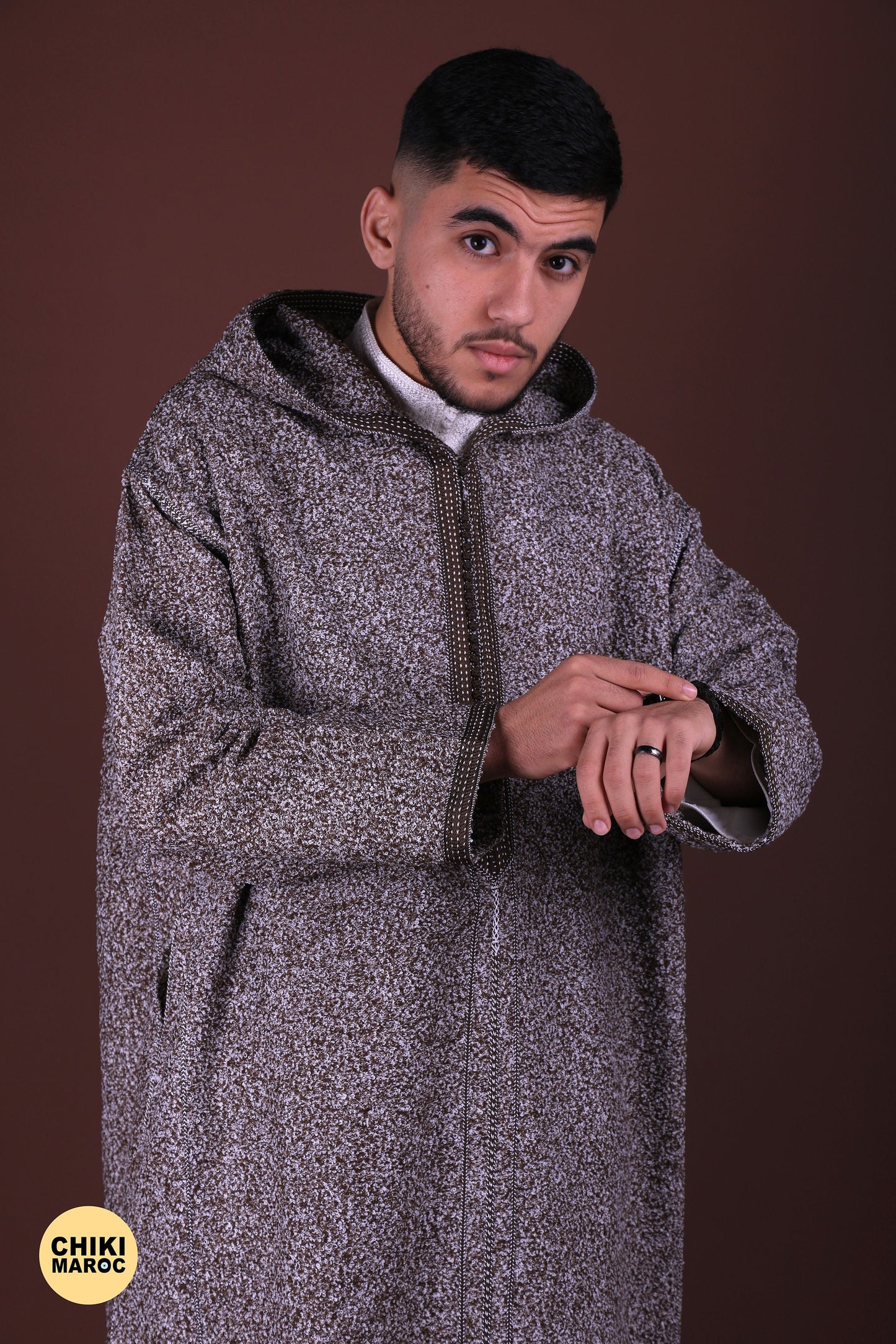 Kaftan for Men , Djellaba for Men , Morrocan Djellaba, Indoor Kaftan - Heavy Wool Djellaba, Jabador for Men, Kaftan for Wedding, Long Dress