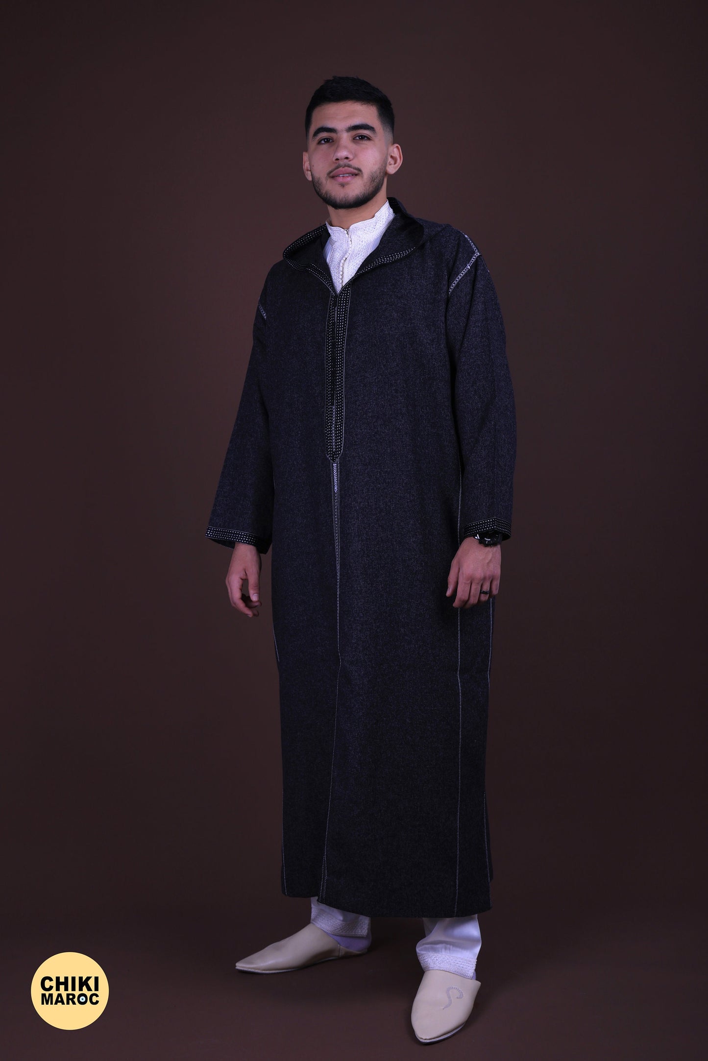 Kaftan for Men , Djellaba for Men , Morrocan Djellaba, Indoor Kaftan - Heavy Wool Djellaba, Jabador for Men, Kaftan for Wedding, Long Dress