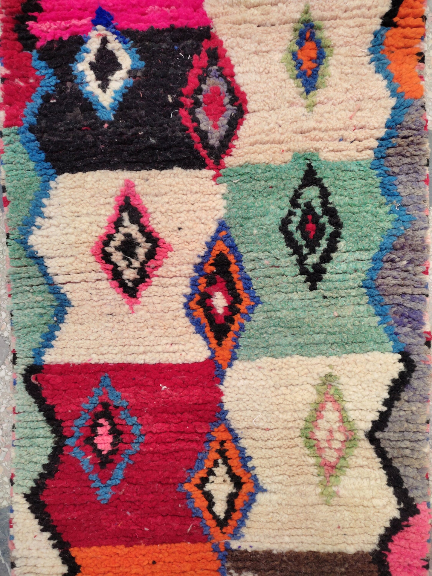 Berber Moroccan Rug Runners 2X10, Wool Carpet Runners, Wool Rug Runners for Hallways, Area Rug Runner, Carpet Morocco, Kitchen Rug Runners