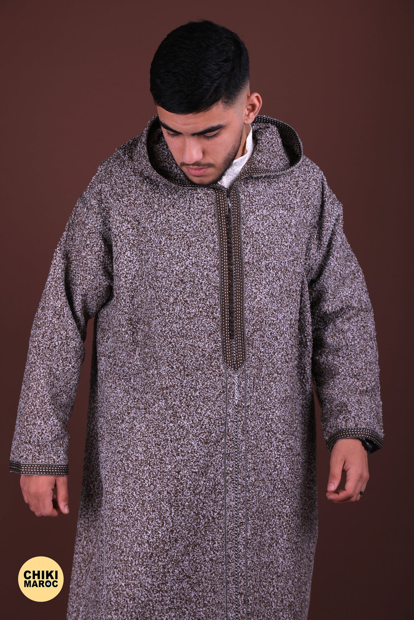 Kaftan for Men , Djellaba for Men , Morrocan Djellaba, Indoor Kaftan - Heavy Wool Djellaba, Jabador for Men, Kaftan for Wedding, Long Dress