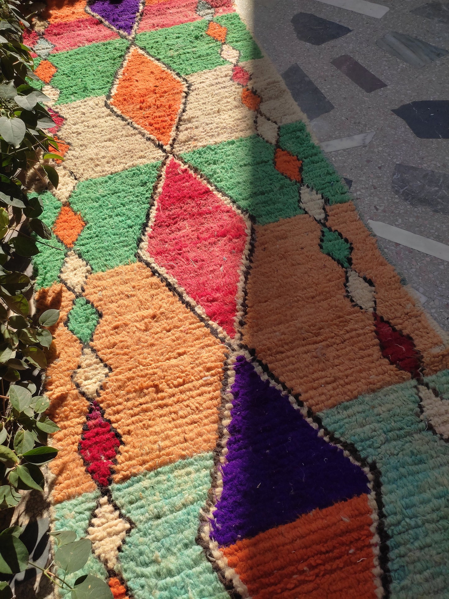 Moroccan Hallway Rug, Geometric Runner Rug Colorful Wool Runner, Handmade Rugs Runner, Vintage Moroccan Runner, Rugs and Carpet, Teppich