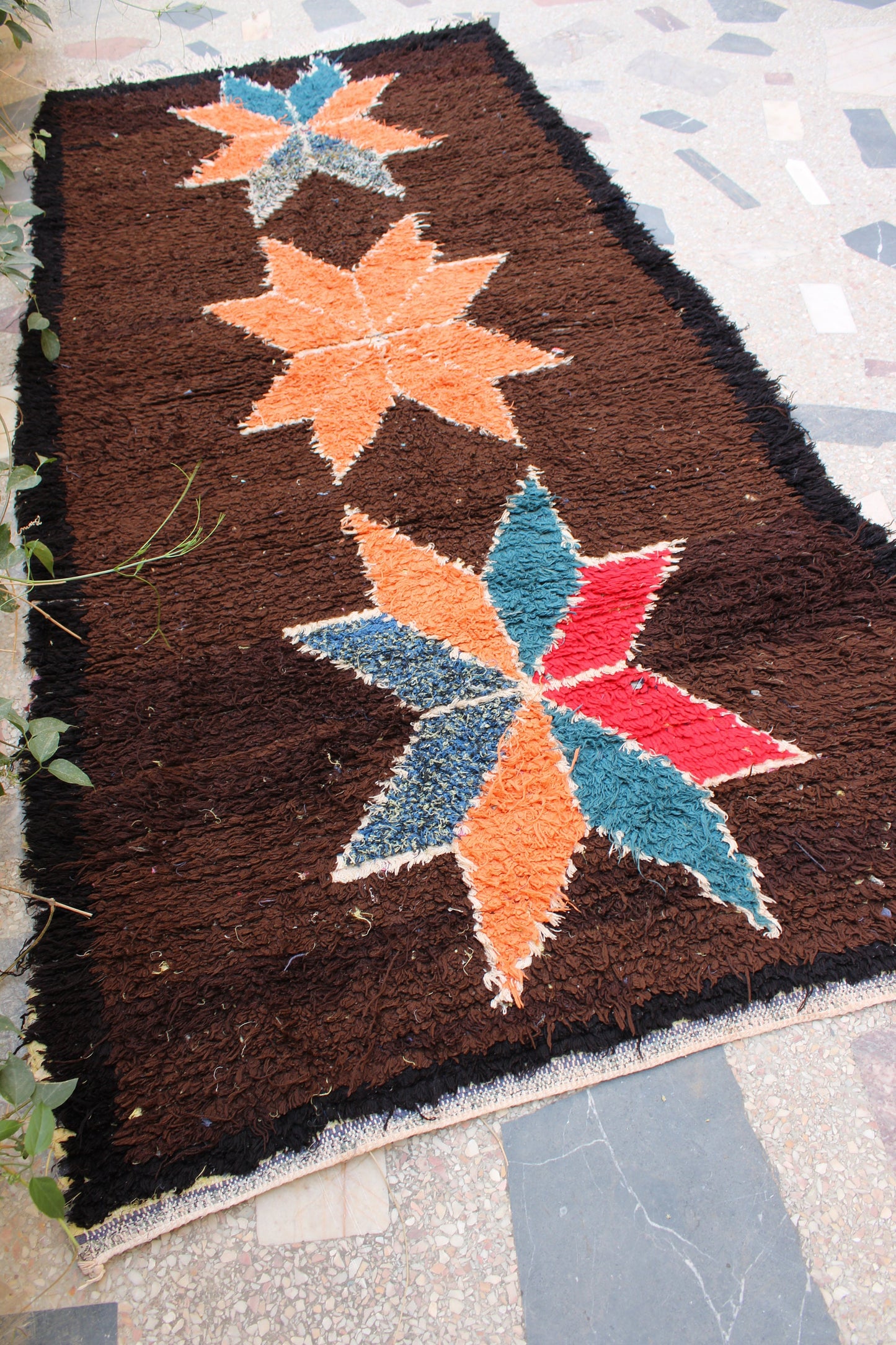 Berber Moroccan Rug, Small Rug Runners, Bedroom Runner, Solid Brown Runner Rug, Boho Runner Rug, Carpet Morocco, Geometric Carpet Runner