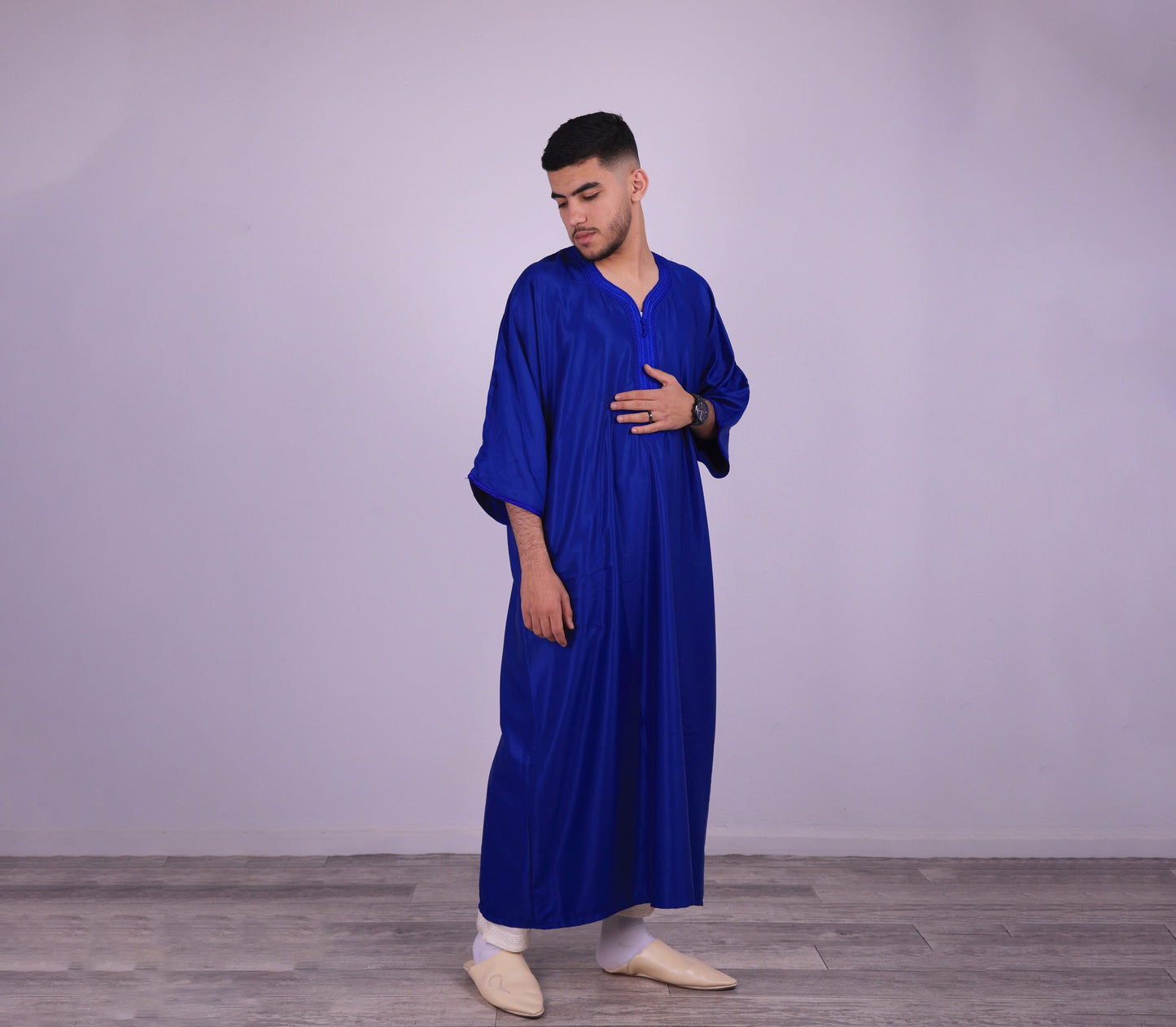 Moroccan Kaftan, Muslim Wedding Dress, Long Dress for Men, Nikah Dress, Moroccan Djellaba, Djellaba Handmade Oriental Kaftan, Gift for Men
