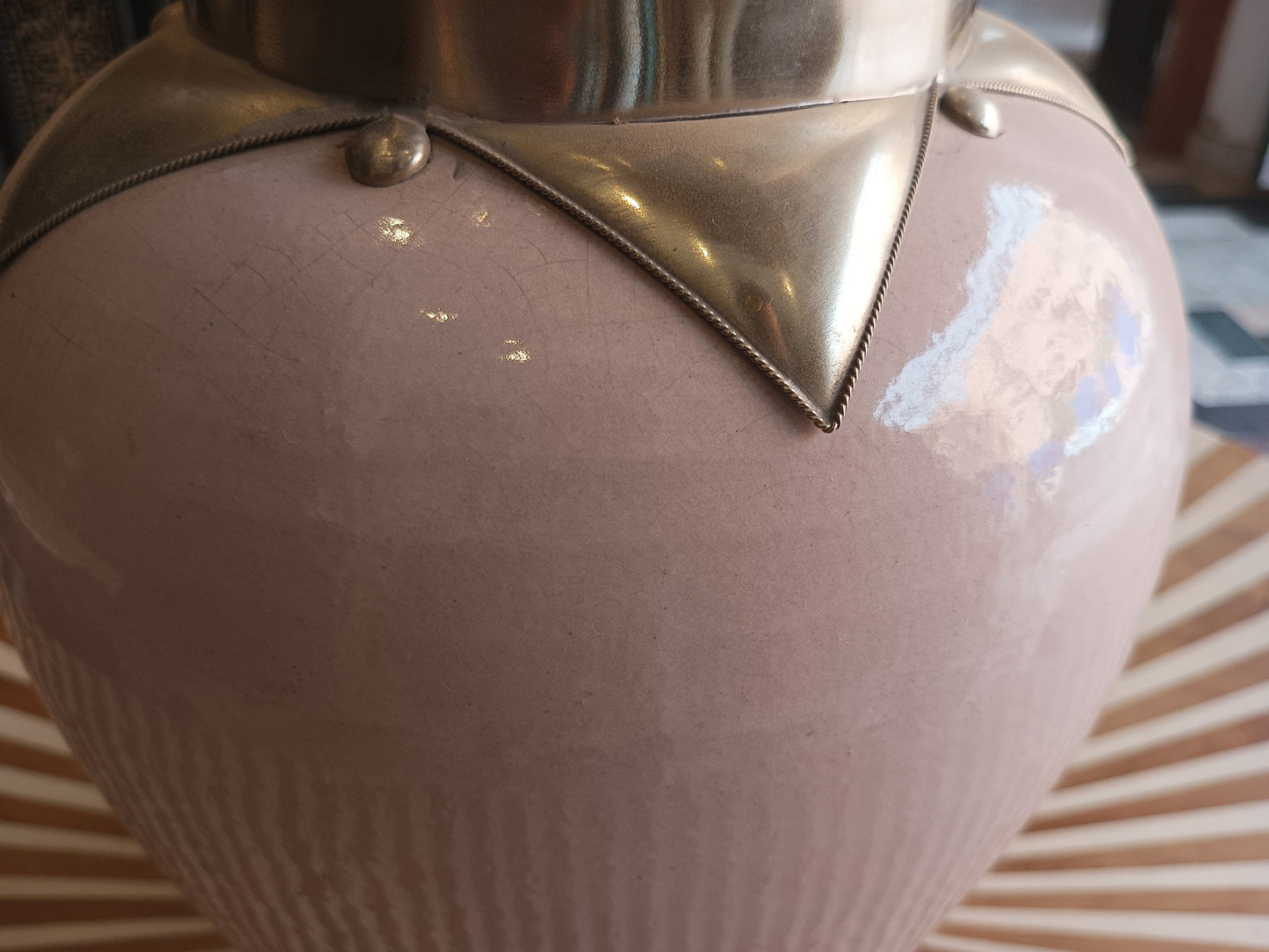 Unique Pink Ceramic Vase