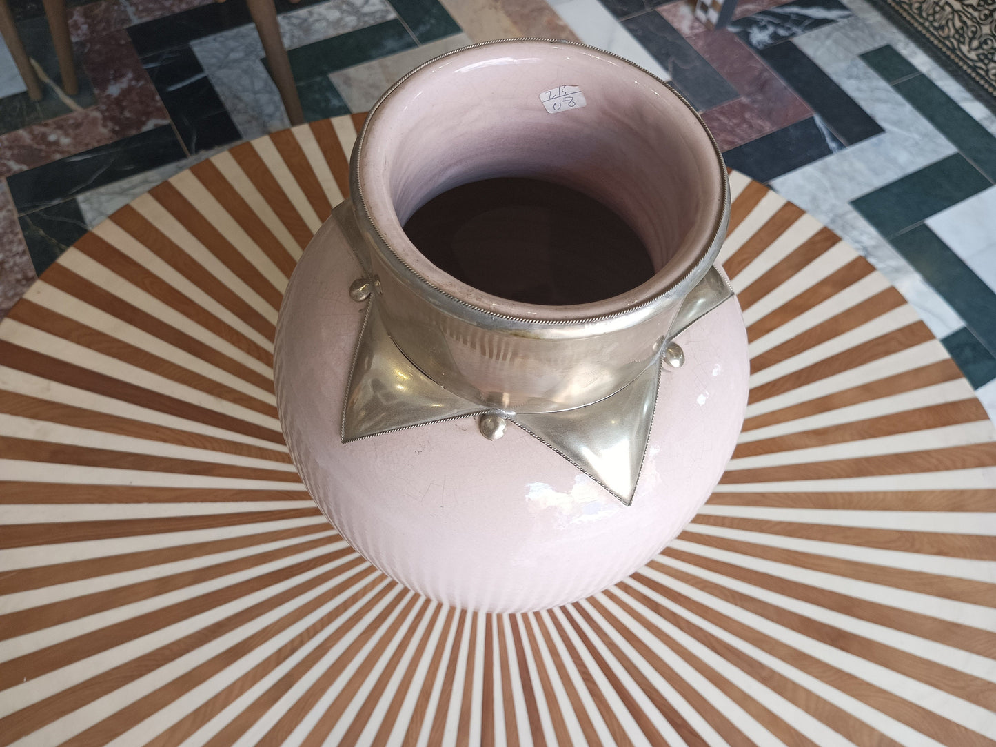 Unique Pink Ceramic Vase