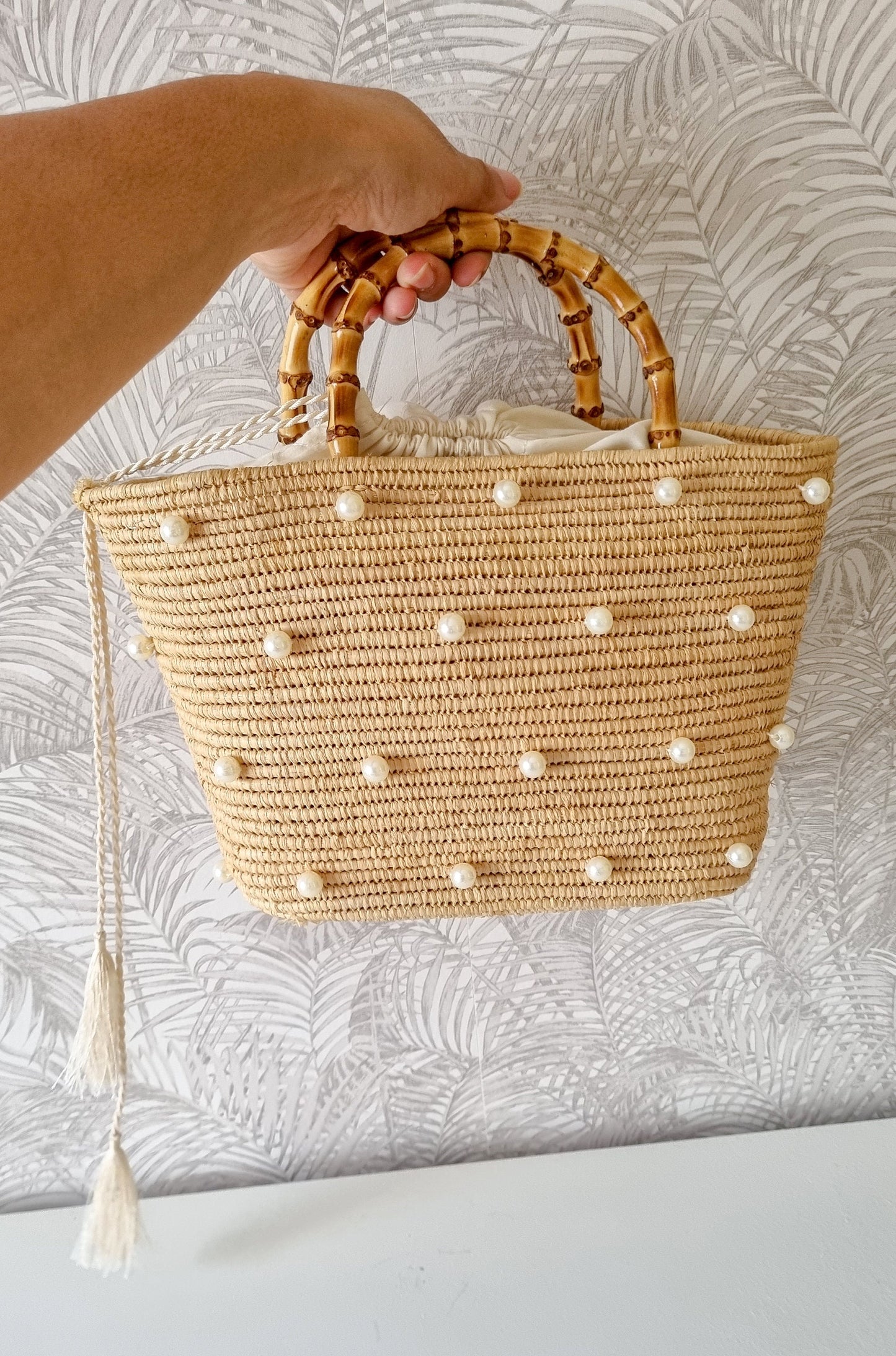 Moroccan Basket, Raffia Bag, Women Raffia Basket, Bridal Basket, Gift Basket for Her