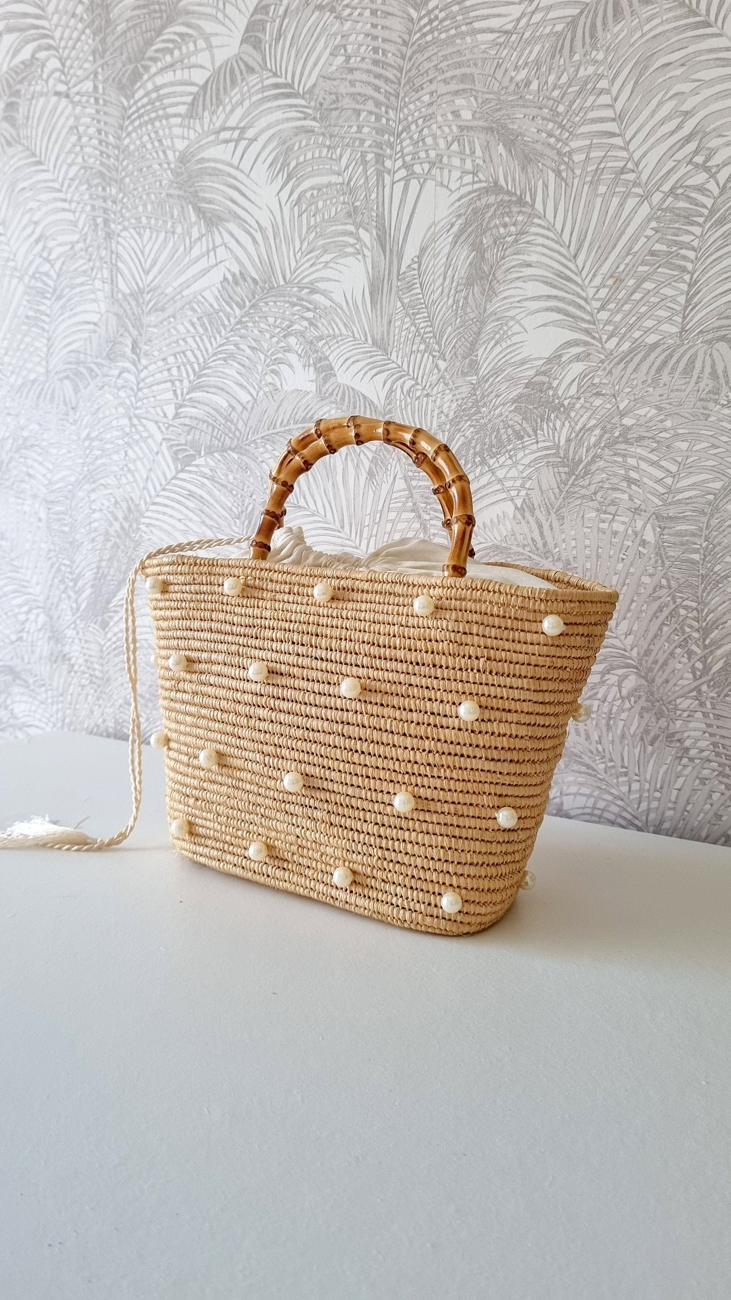 Moroccan Basket, Raffia Bag, Women Raffia Basket, Bridal Basket, Gift Basket for Her