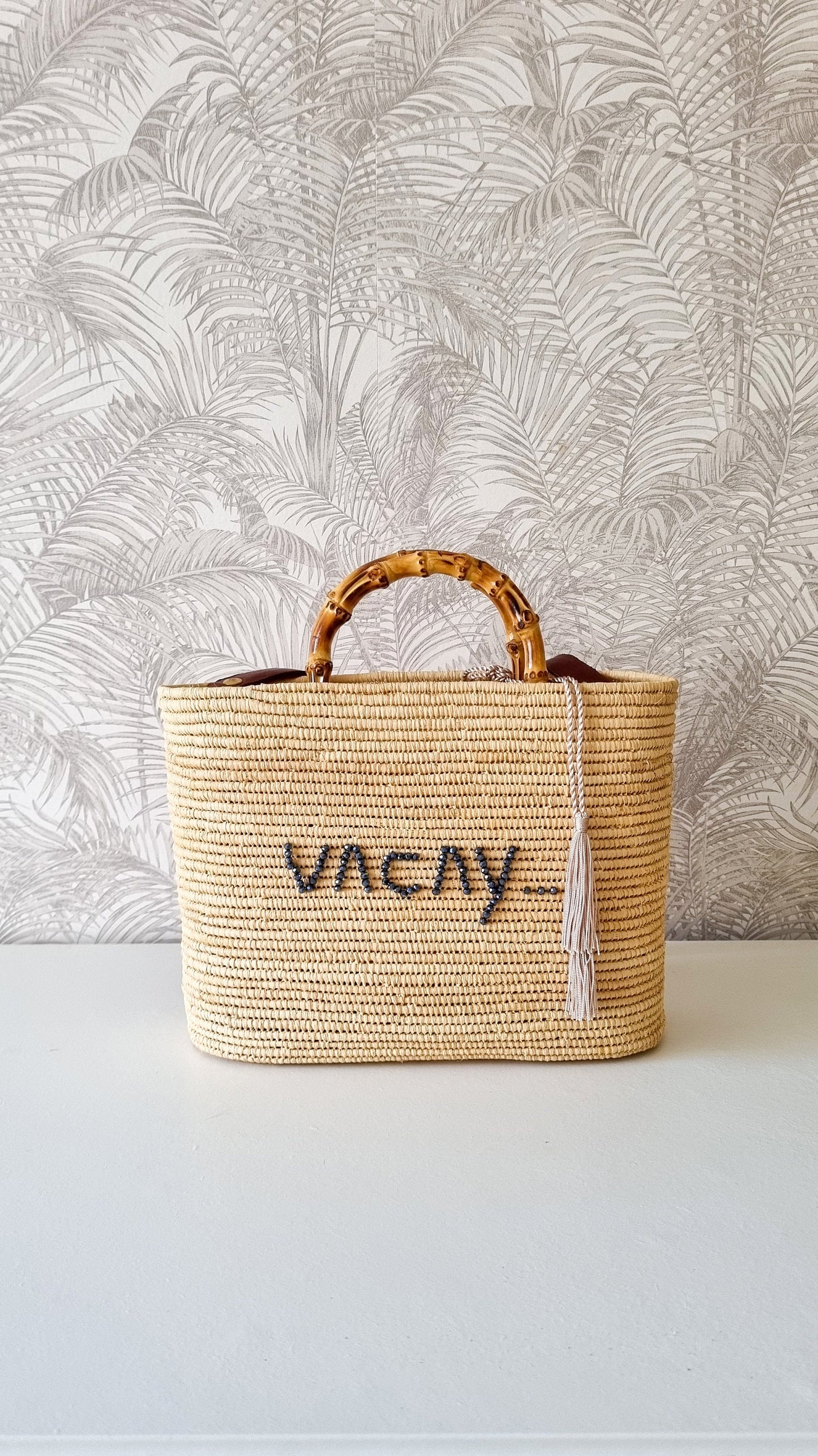 Moroccan Basket, Raffia Bag, Women Raffia Basket