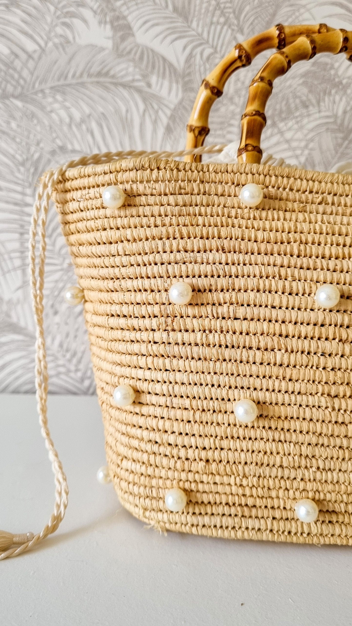 Moroccan Basket, Raffia Bag, Women Raffia Basket, Bridal Basket, Gift Basket for Her