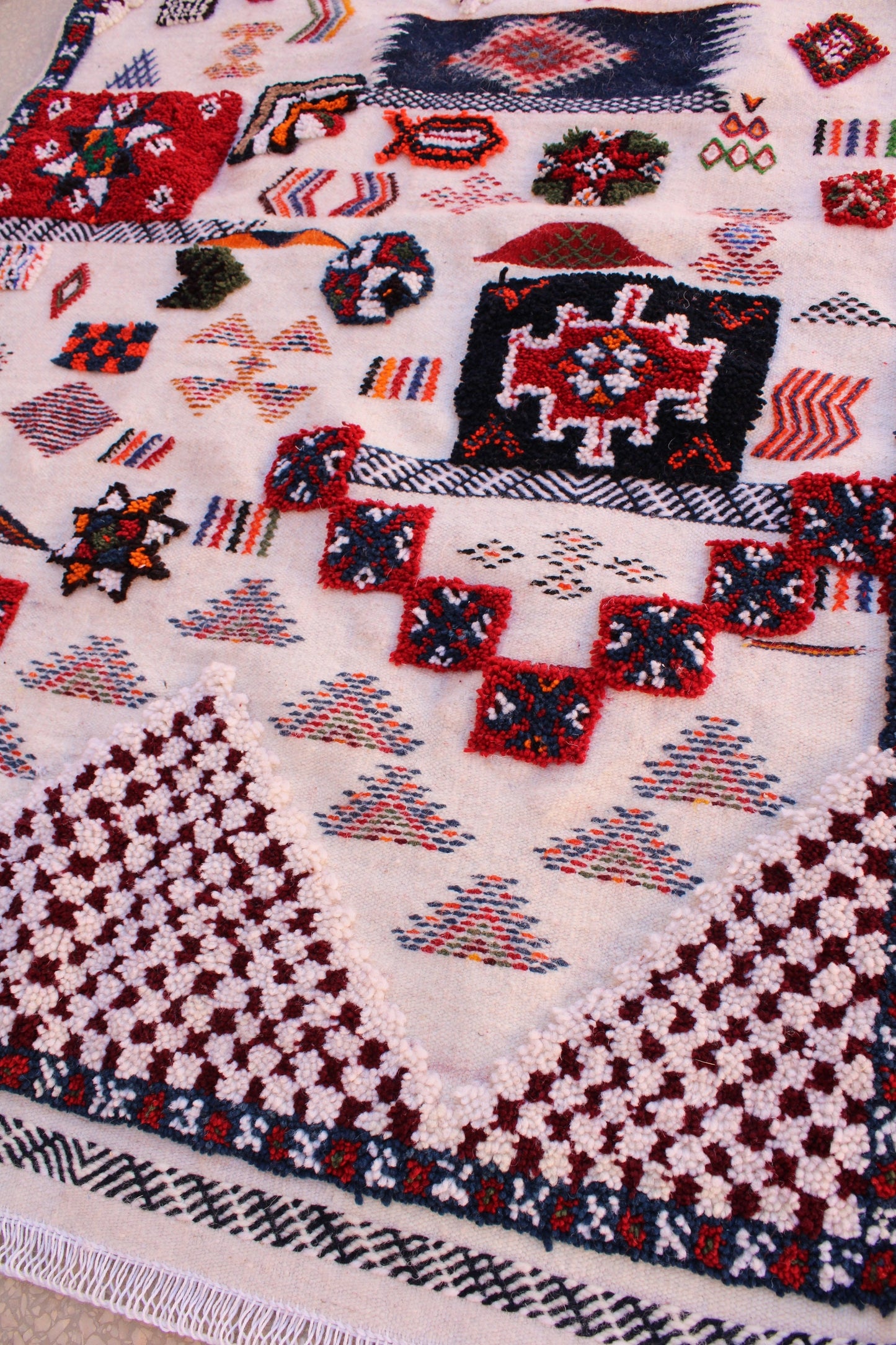 Moroccan Area Rug, Handmade Wool Rug, Custom Size Rug, Flatweave Kilim Rug, Geometric Design Rug, Rugs for Living Room 8X10, Teppich Berber