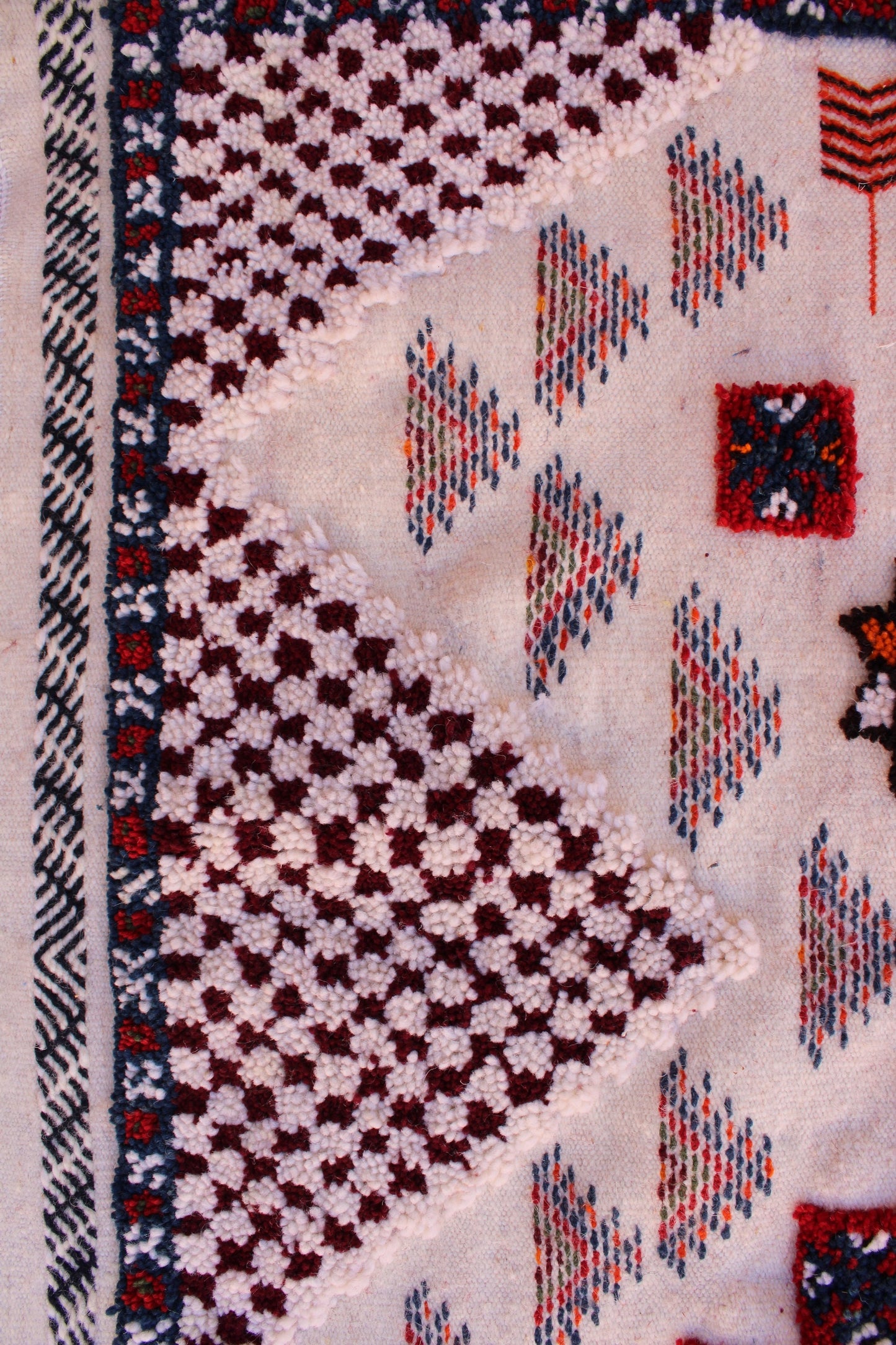 Moroccan Area Rug, Handmade Wool Rug, Custom Size Rug, Flatweave Kilim Rug, Geometric Design Rug, Rugs for Living Room 8X10, Teppich Berber
