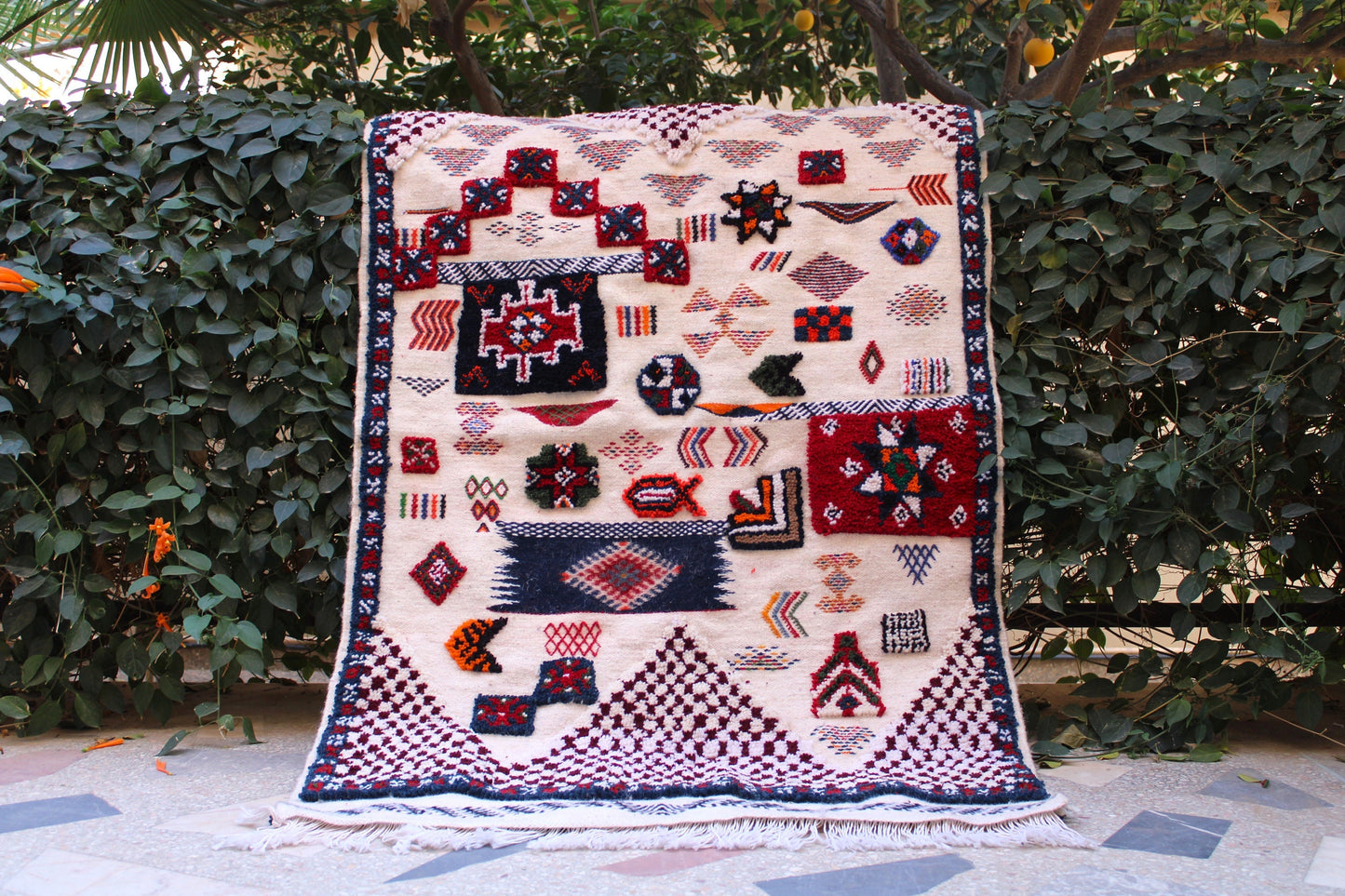 Moroccan Area Rug, Handmade Wool Rug, Custom Size Rug, Flatweave Kilim Rug, Geometric Design Rug, Rugs for Living Room 8X10, Teppich Berber