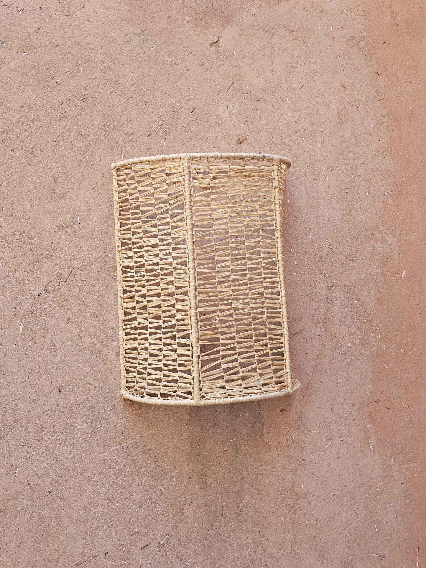 Natural Raffia Wall Sconce - Artisanal Wall Decor Lighting
